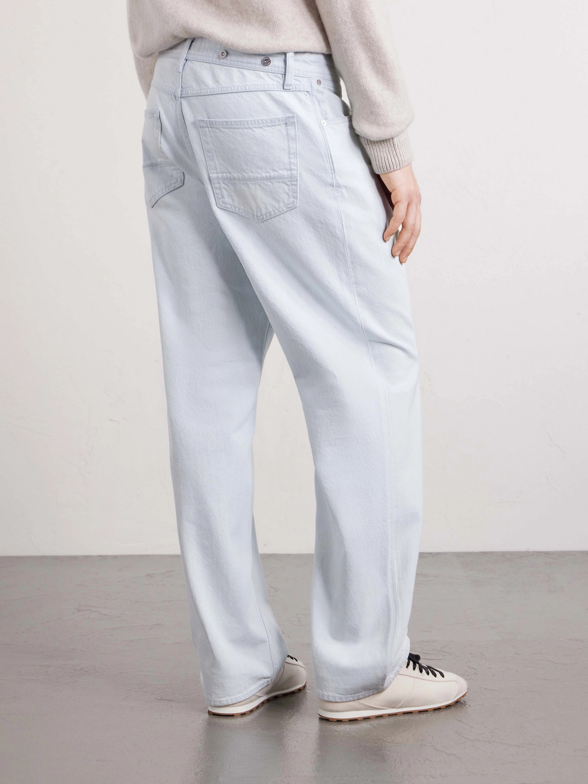 Denim Straight-Leg Jeans