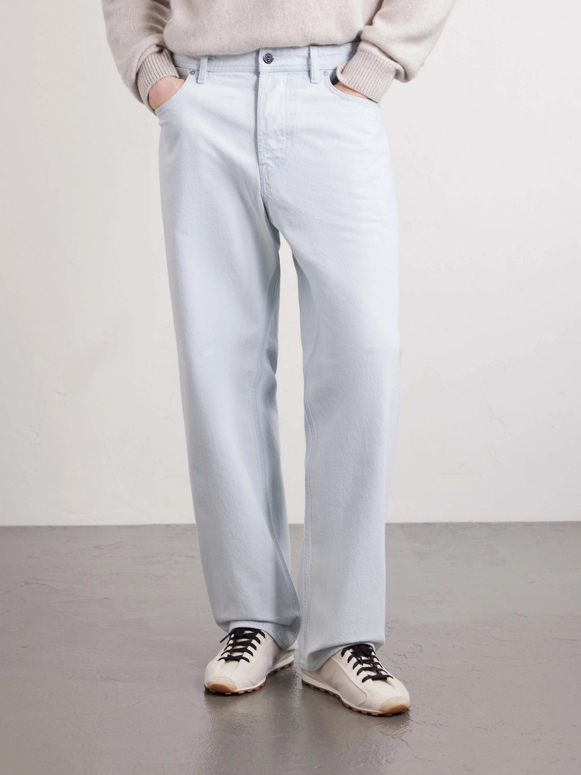 Denim Straight-Leg Jeans
