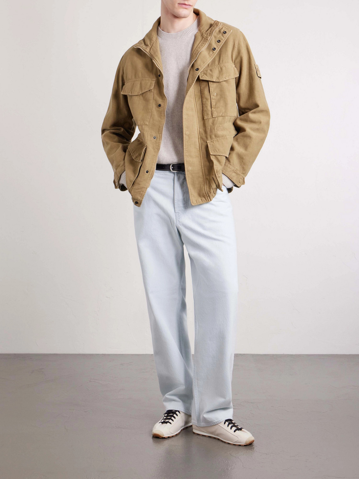 Denim Straight-Leg Jeans