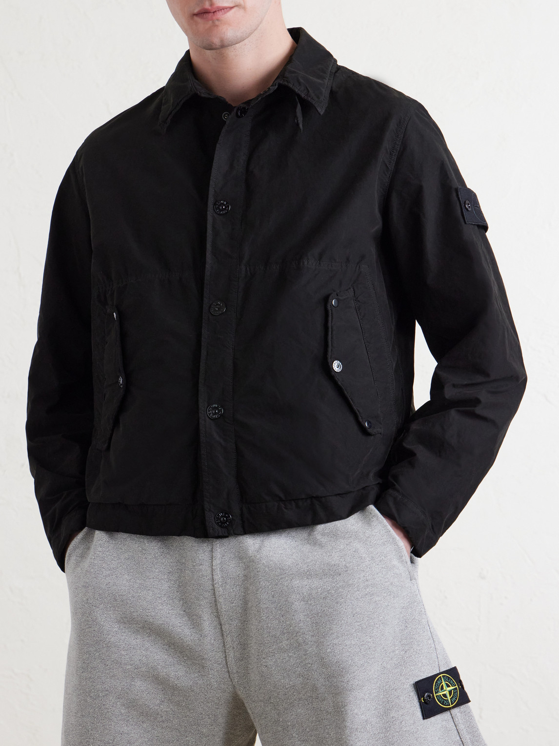 Ghost David Garment-Dyed Canvas Jacket