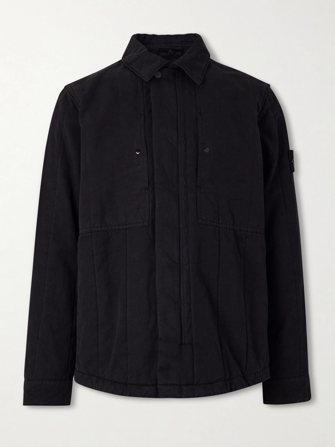 Ghost Padded Cotton And Linen-Blend Primaloft® Overshirt