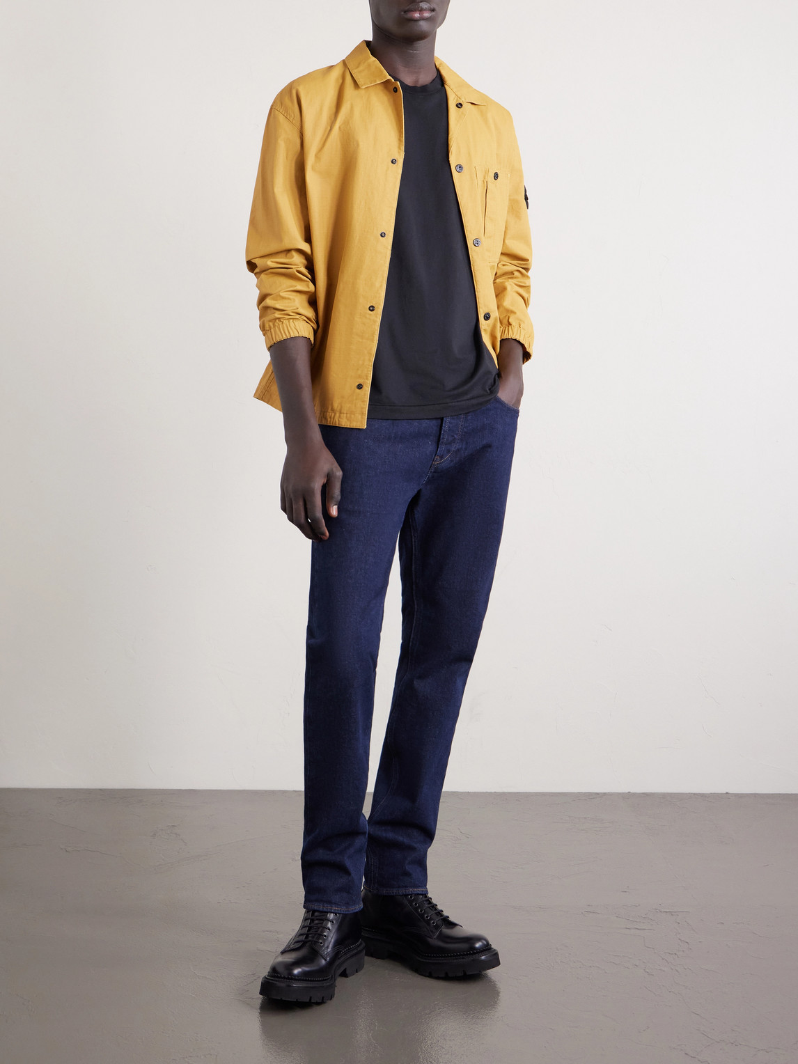 Garment-Dyed Cotton-Jersey T-Shirt