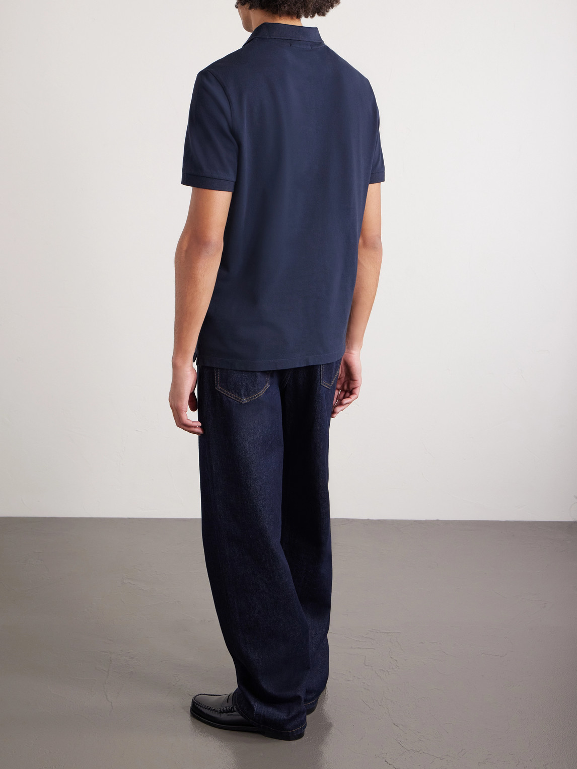 Stretch Cotton-Blend Piqué Polo Shirt