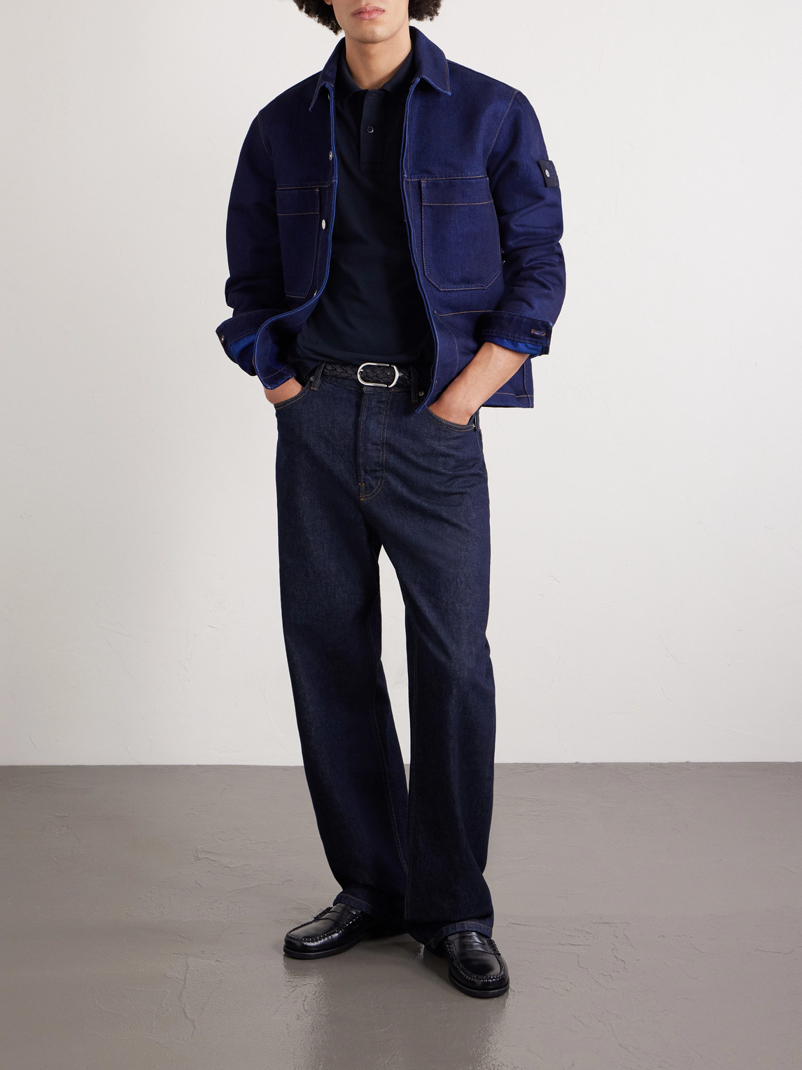 Stretch Cotton-Blend Piqué Polo Shirt