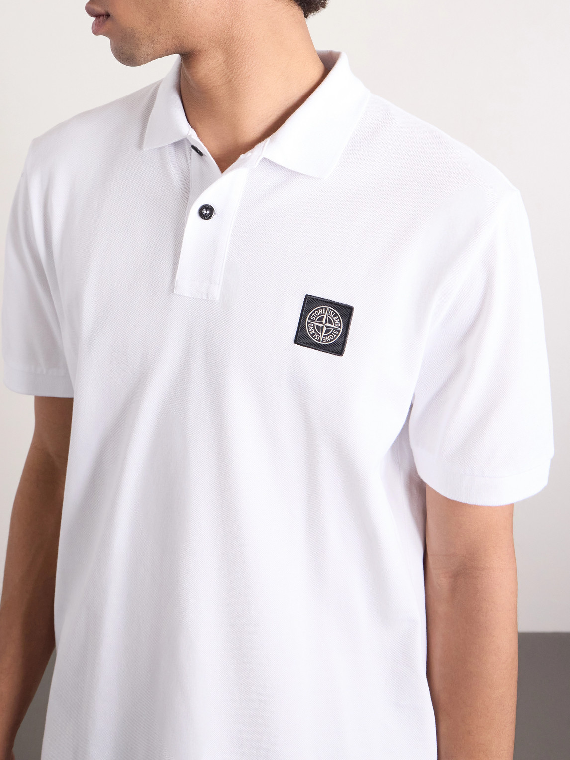 Stretch Cotton-Blend Piqué Polo Shirt