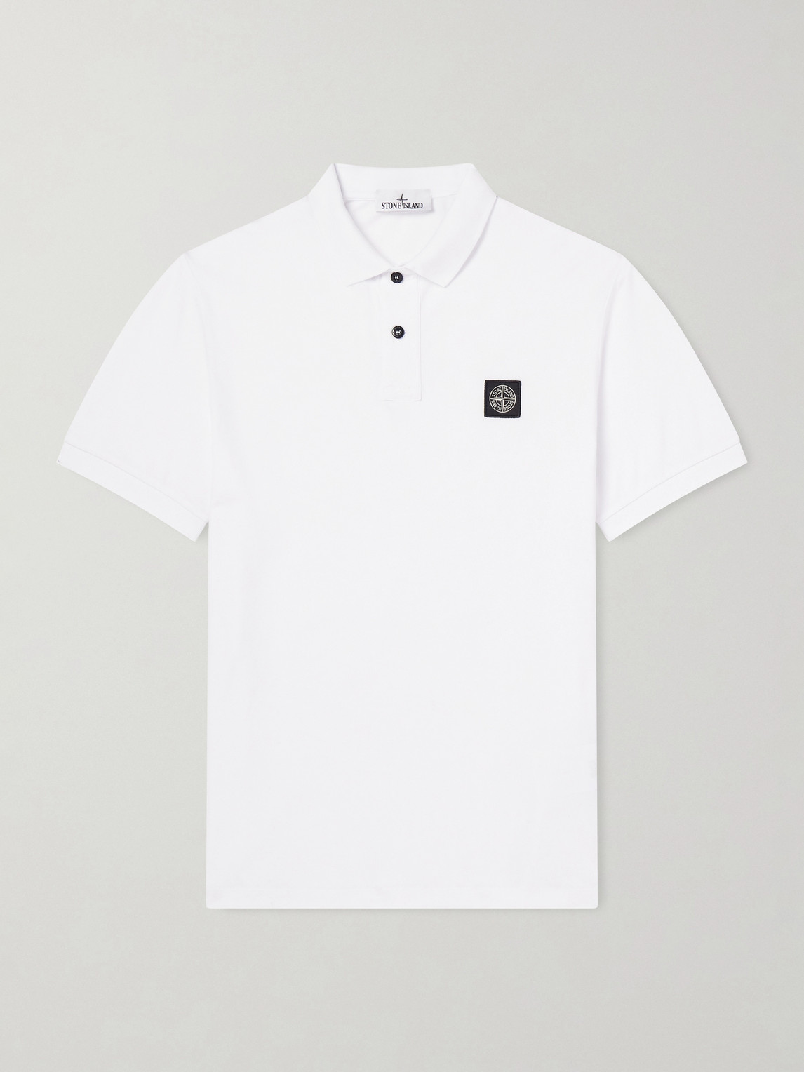 Stretch Cotton-Blend Piqué Polo Shirt