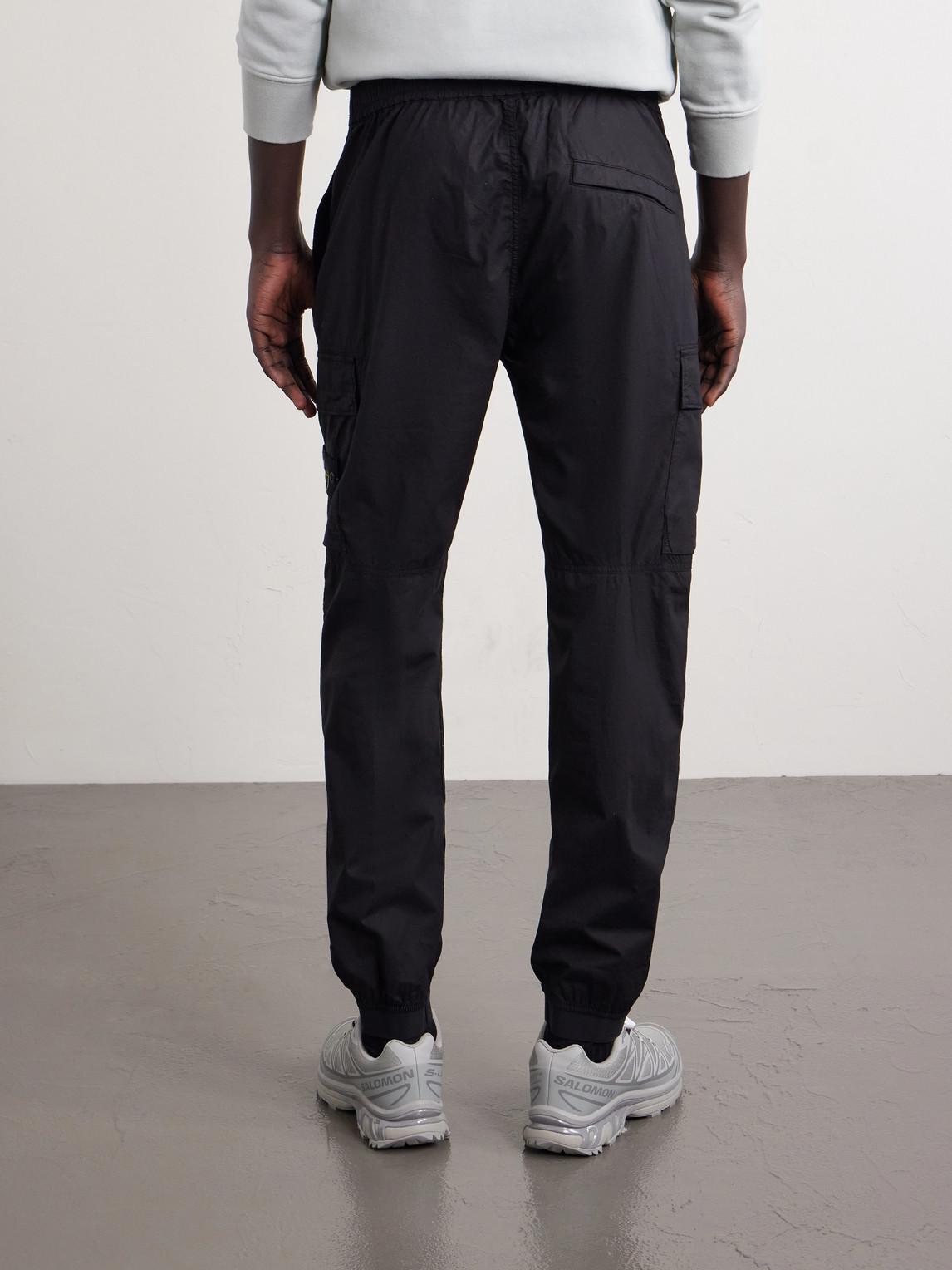 Tapered Stretch-Cotton Shell Cargo Trousers