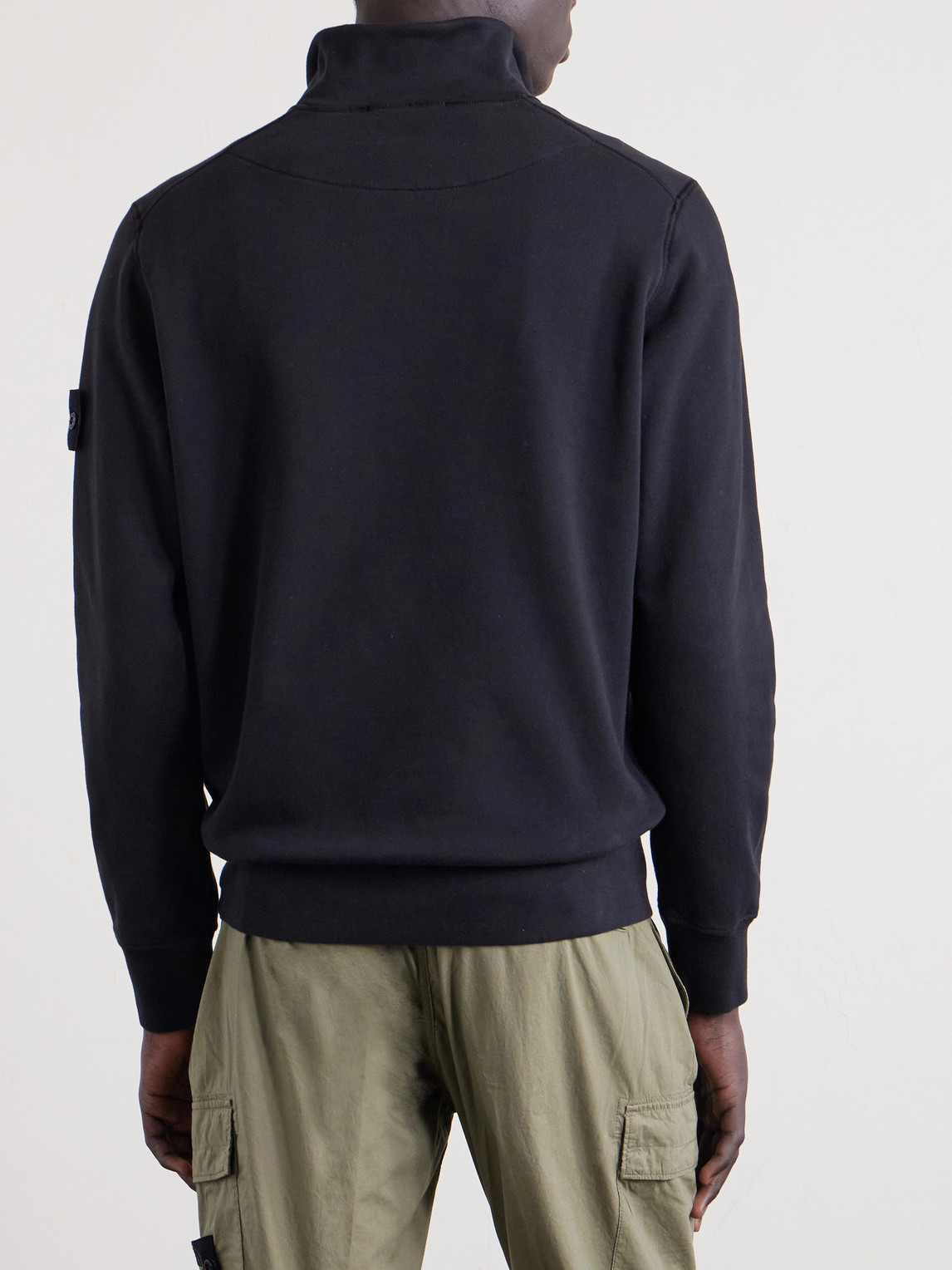 Organic Cotton Fleece Half-Zip Sweatshirt