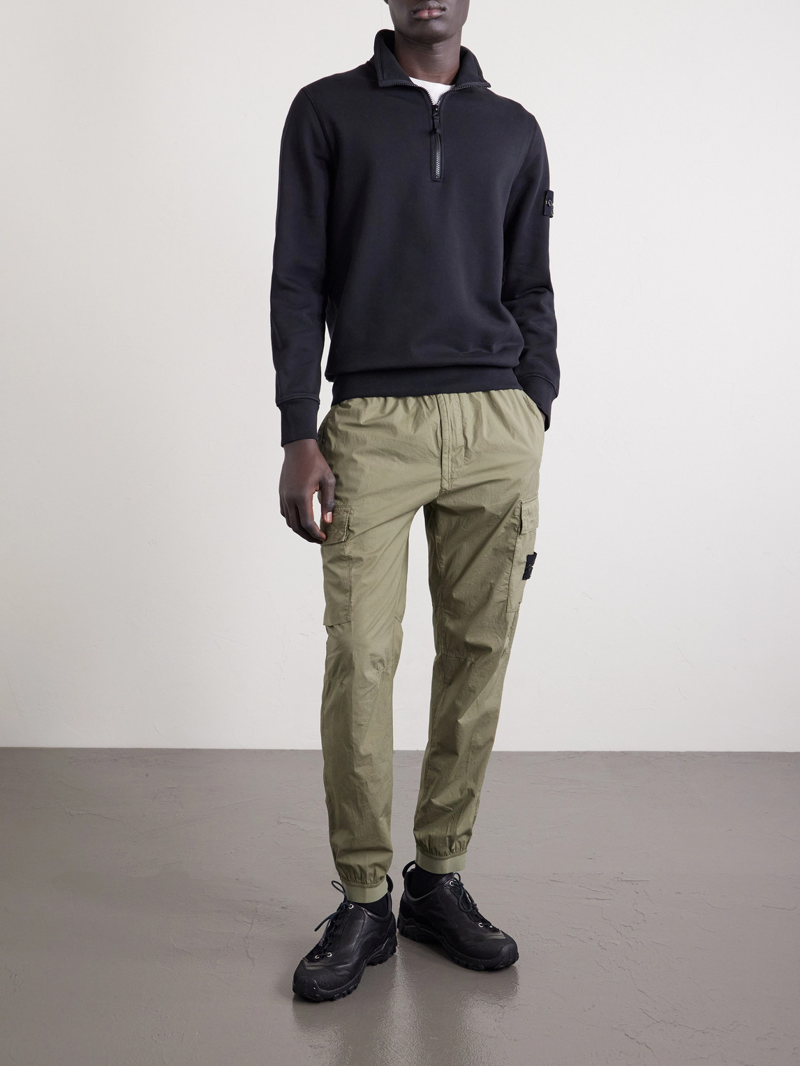Organic Cotton Fleece Half-Zip Sweatshirt