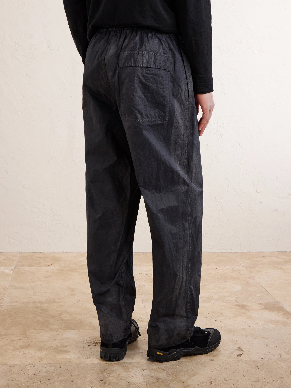 Tapered Reflective Nylon Trousers