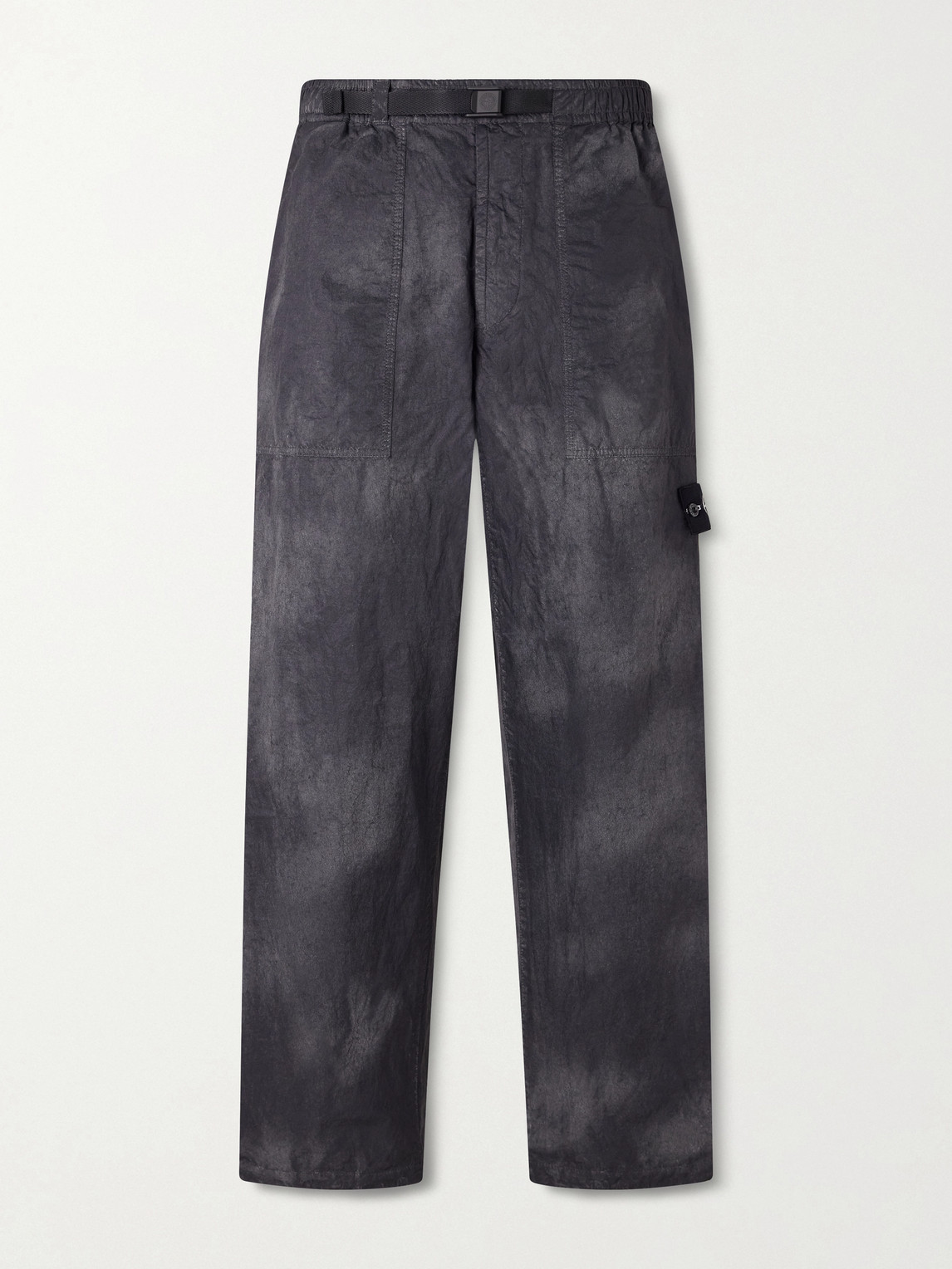 Tapered Reflective Nylon Trousers