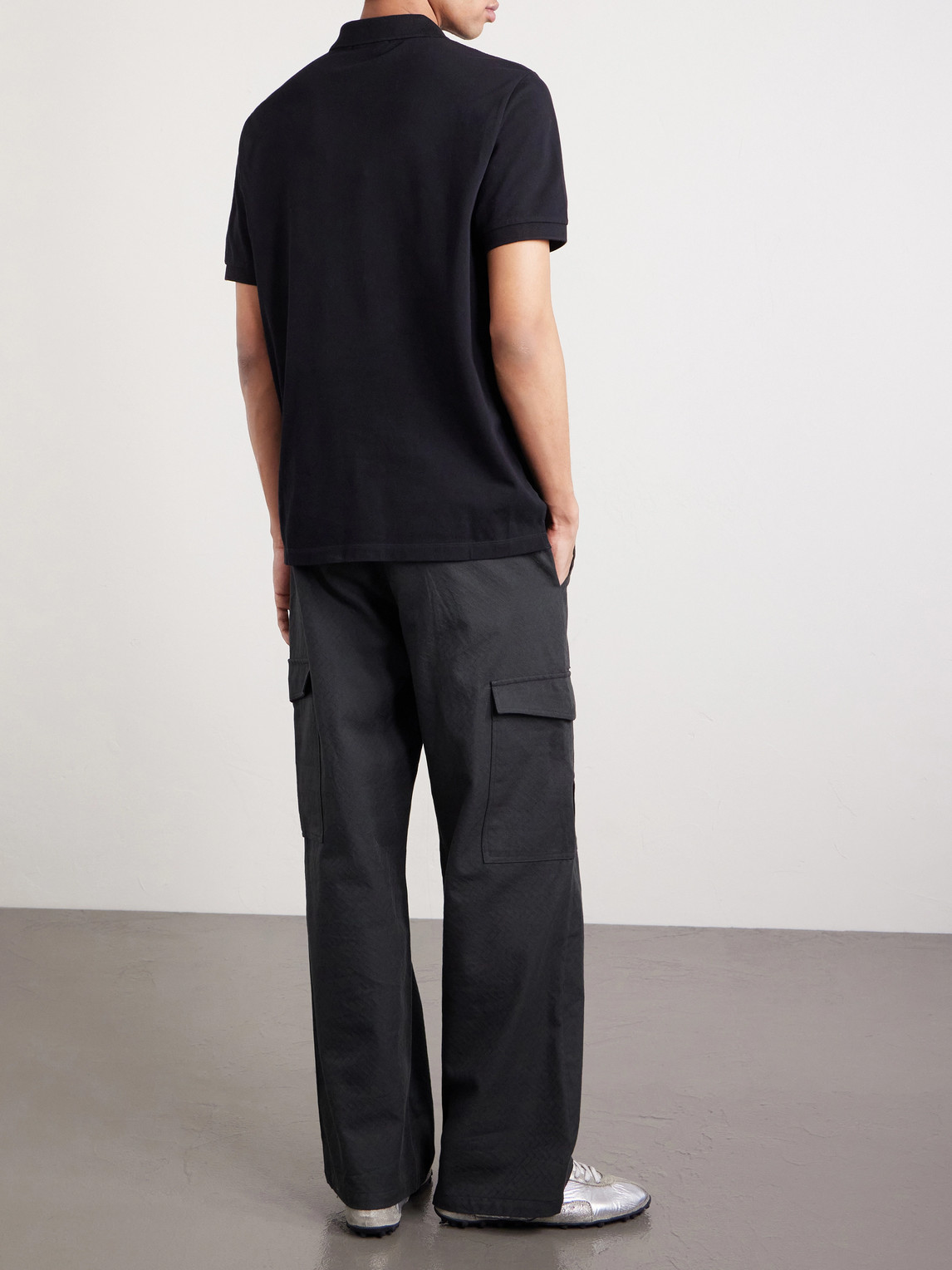 Stretch Cotton-Blend Piqué Polo Shirt