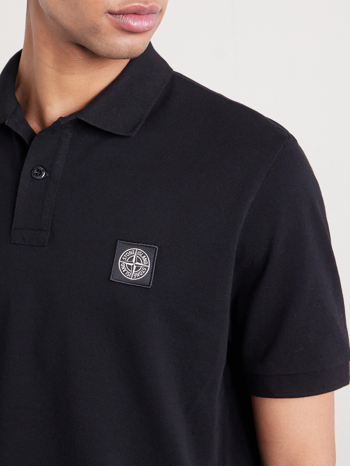 Stretch Cotton-Blend Piqué Polo Shirt