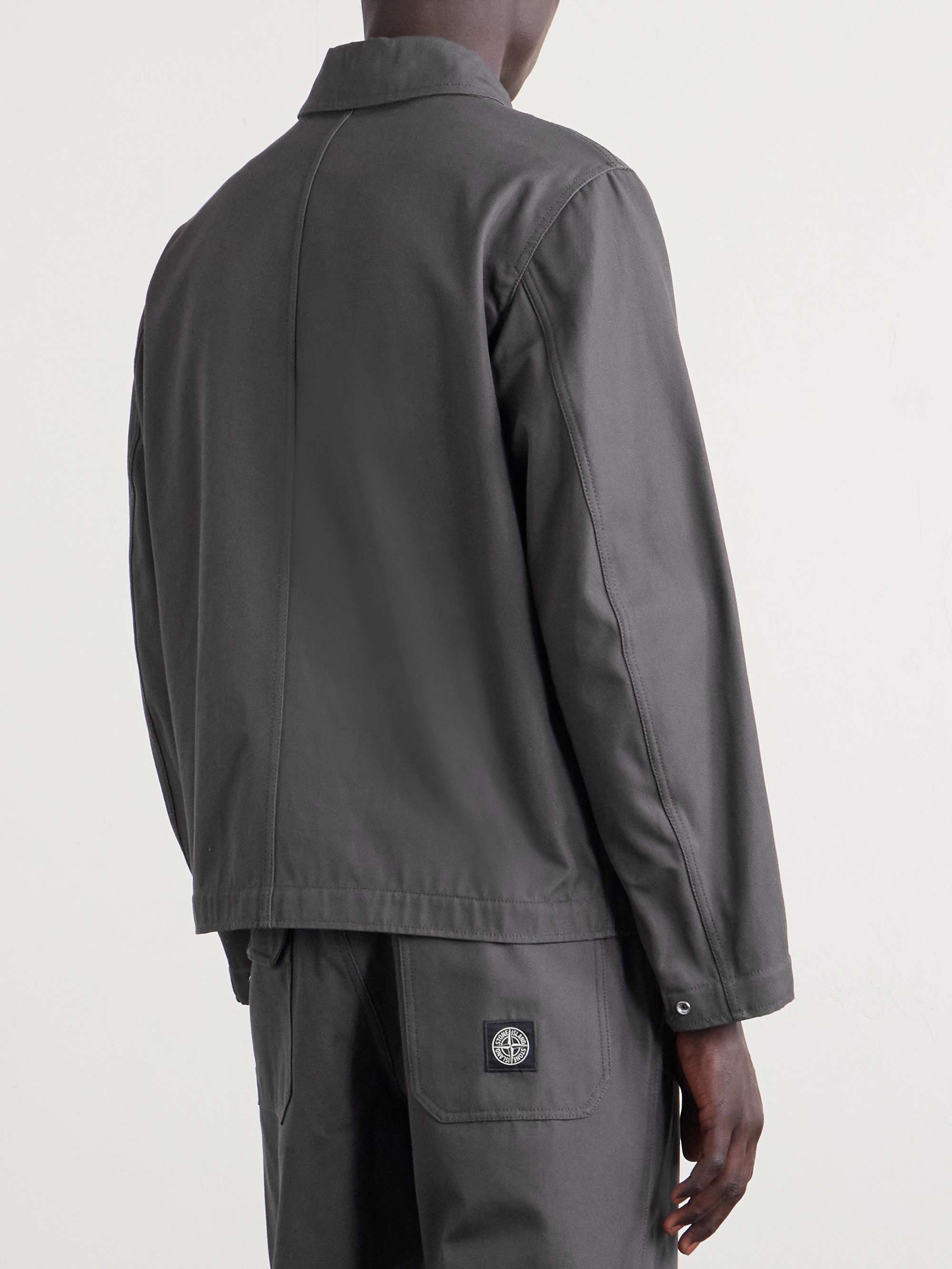 STONE ISLAND Cotton-Canvas Jacket for Men | MR PORTER