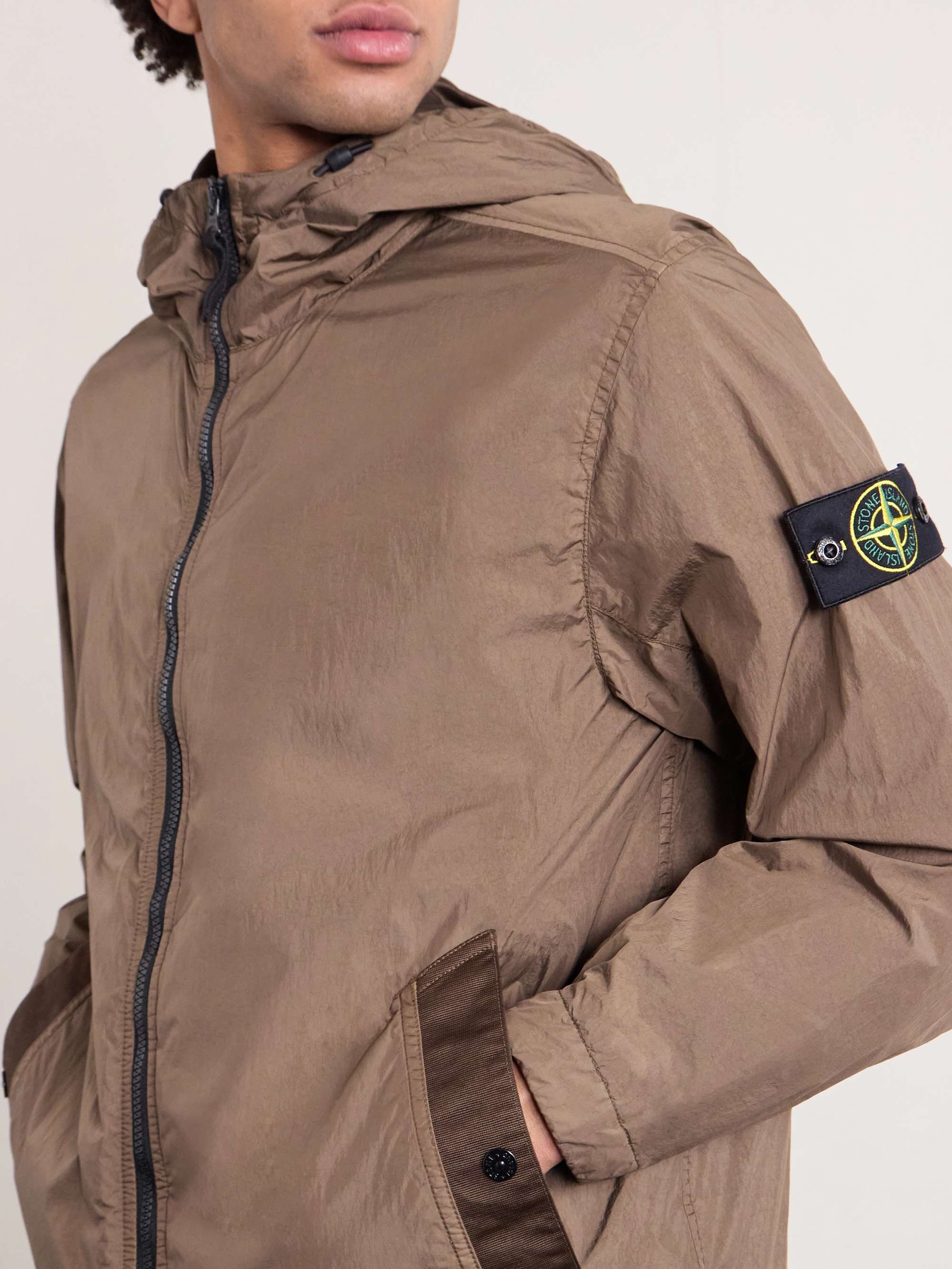 STONE ISLAND Garment-Dyed Shell Parka for Men | MR PORTER