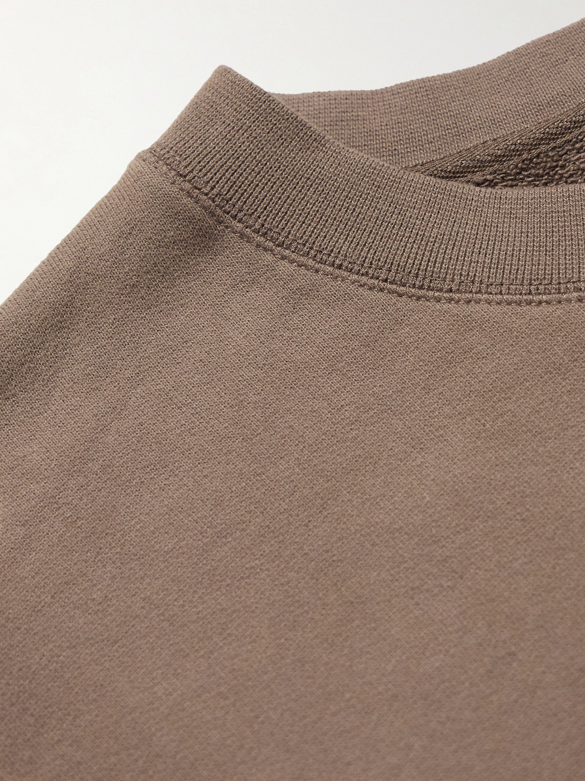  Sunspel - Cotton-jersey Sweatshirt - Men - Brown - L 