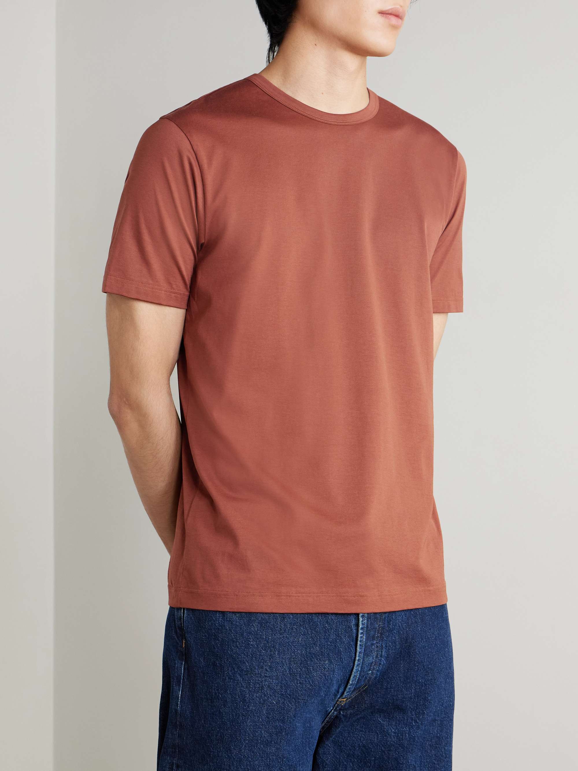 SUNSPEL Supima Cotton-Jersey T-Shirt