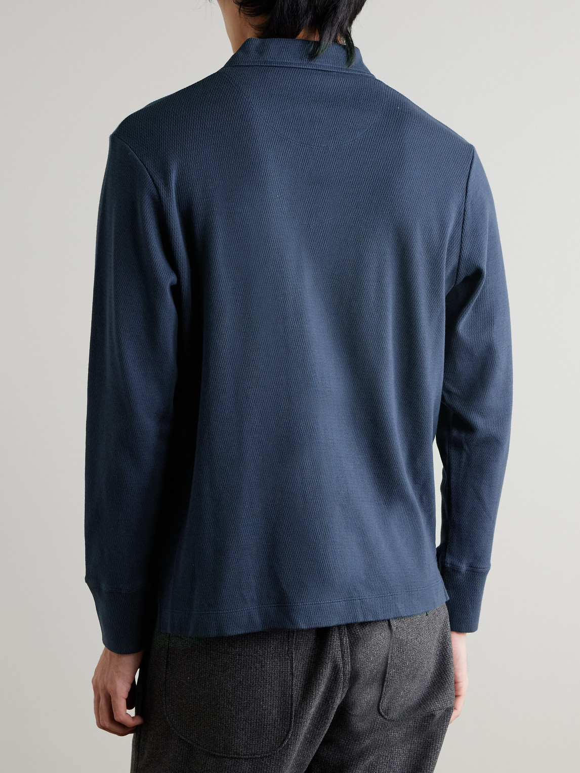  Sunspel - Cotton Polo Shirt - Men - Blue - L 