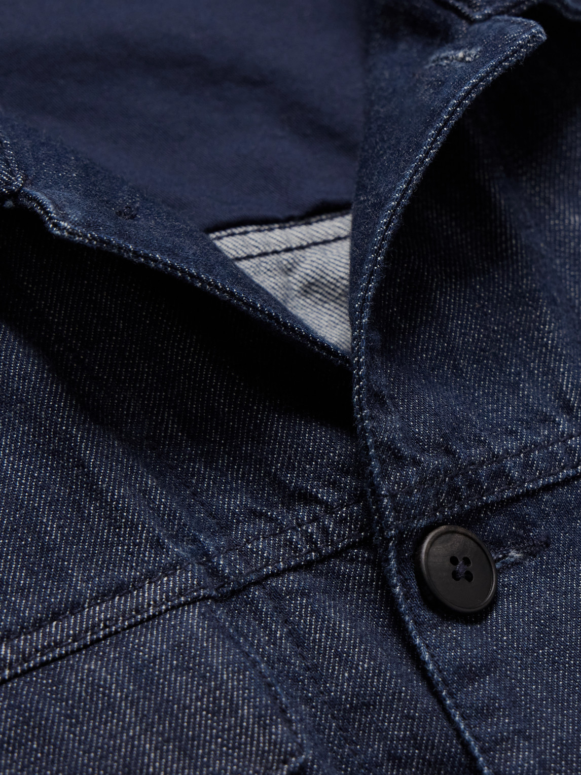 Sunspel Denim Jacket In Blue