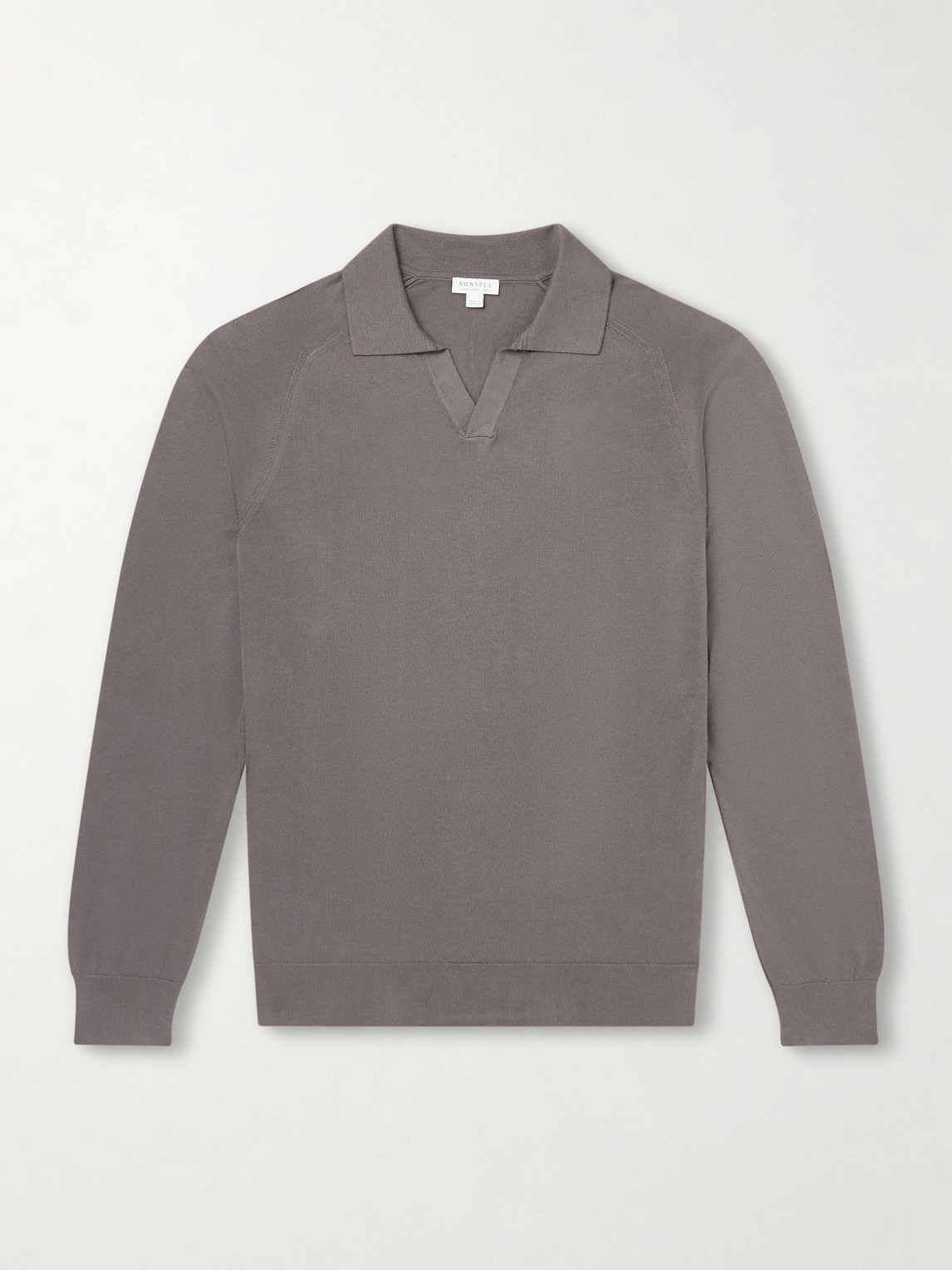 Sunspel Sea Island Cotton and Cashmere-Blend Polo Shirt - Men