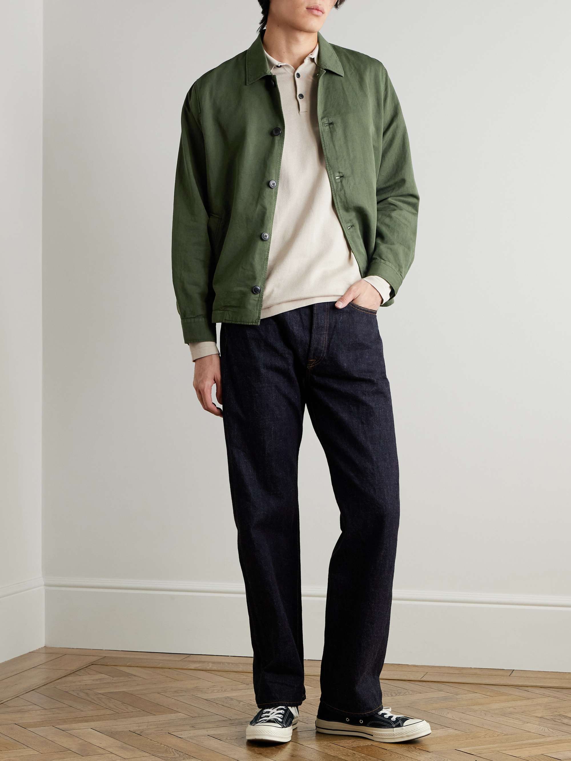 SUNSPEL Sea Island Cotton-Jersey Polo Shirt