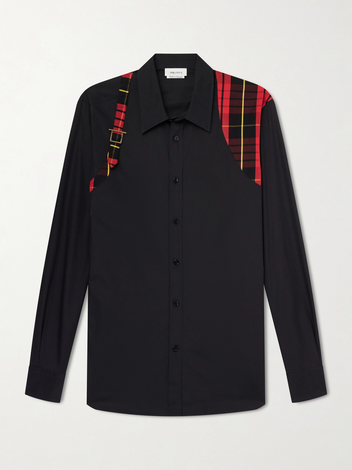 McQueen Panelled Cotton Shirt UK/US 16