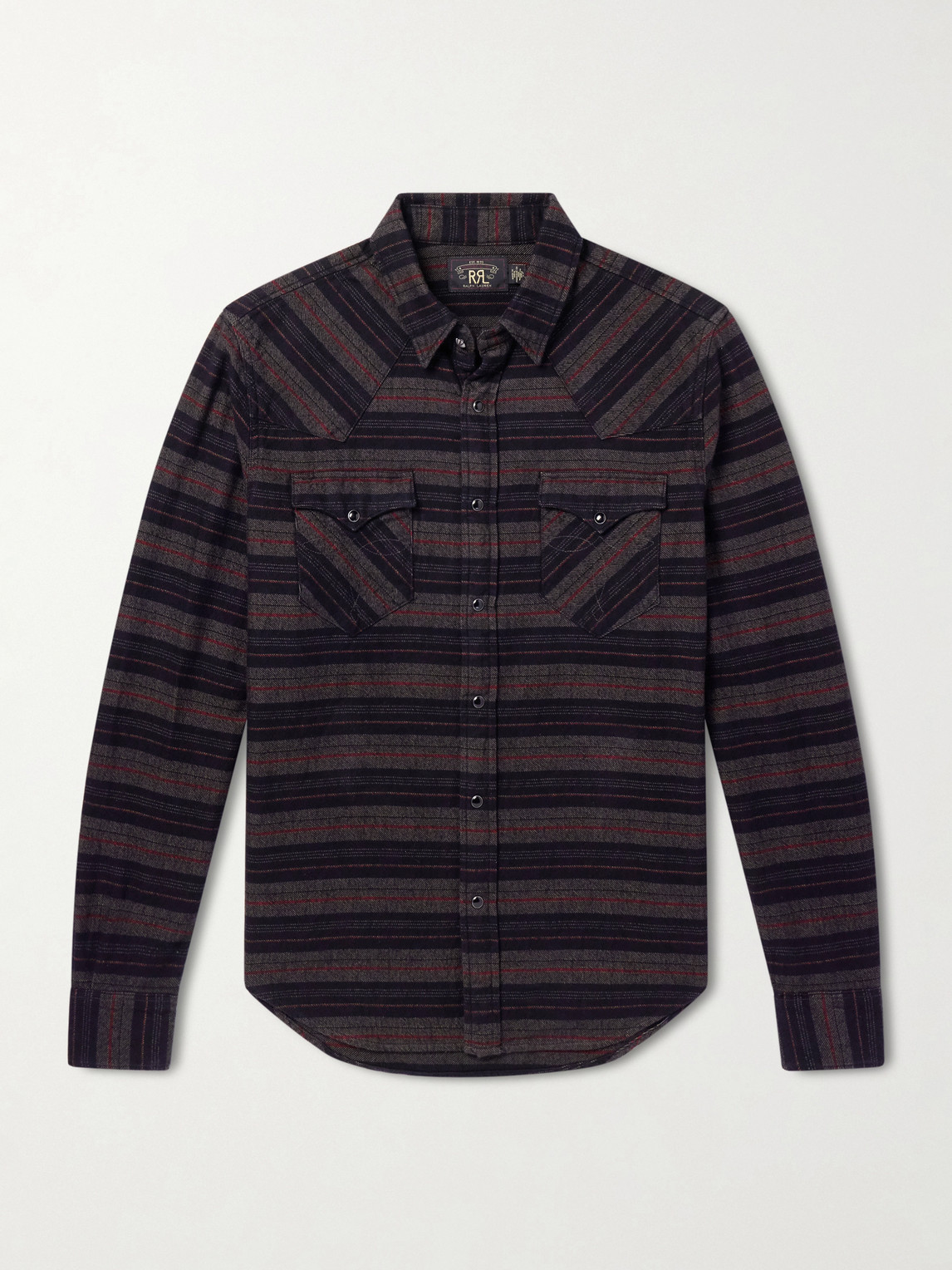 RRL triped Cotton-Twill hirt - Men