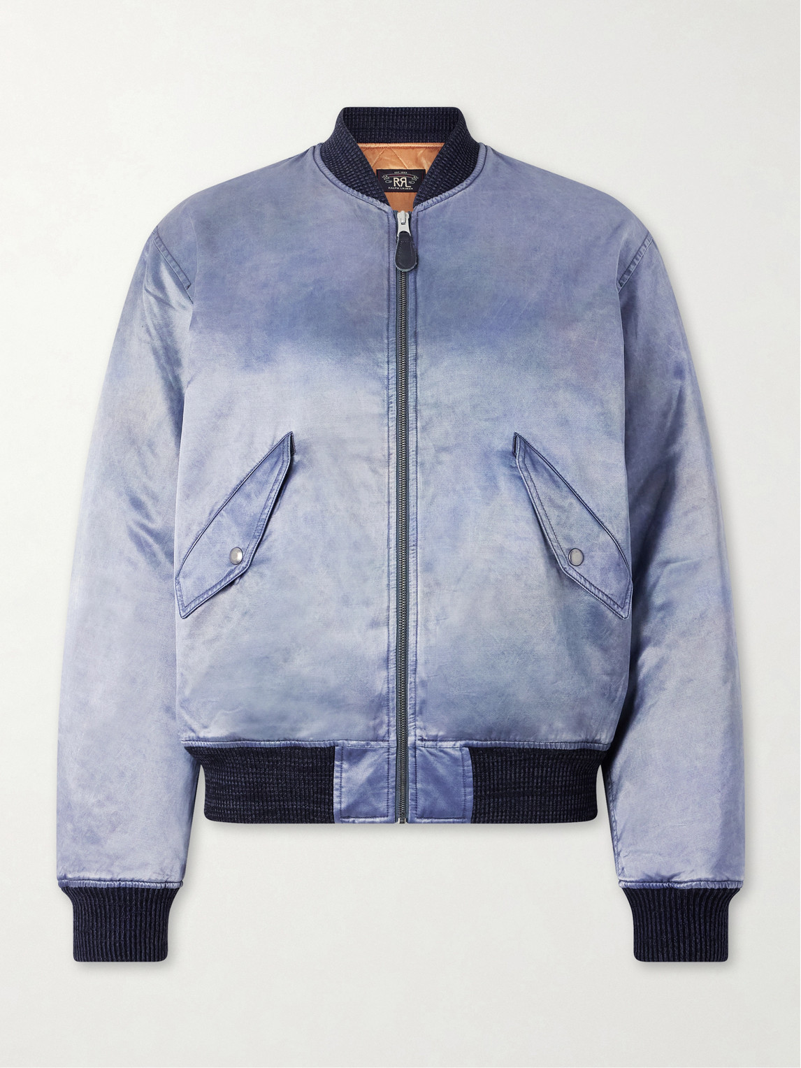 RRL – Embroidered Cotton-Blend Satin Bomber Jacket