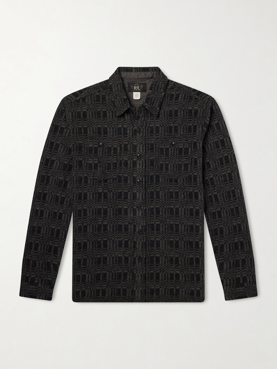 RRL Wool-Blend Jacquard Overshirt - Men