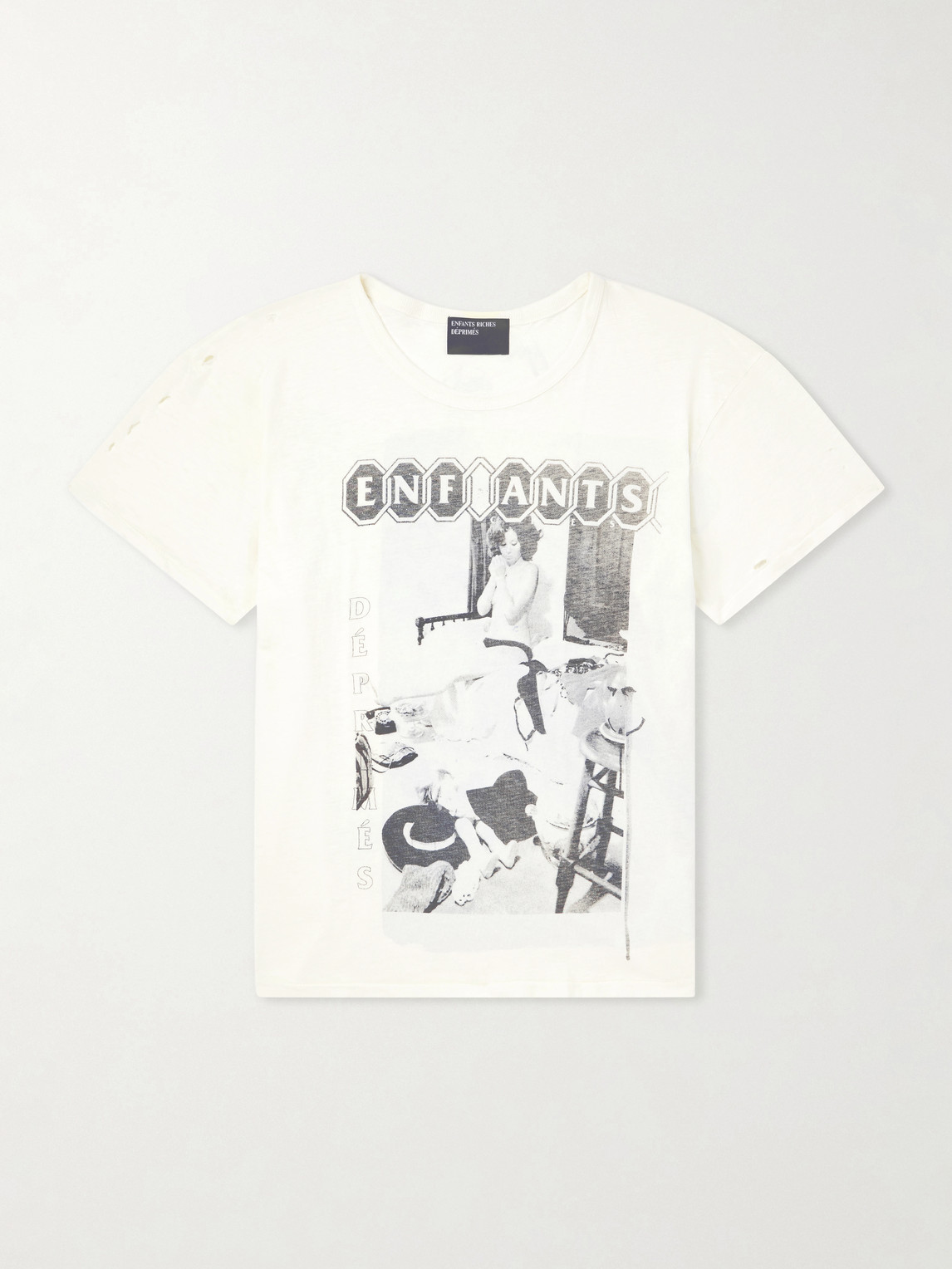 Enfants Riches Déprimés Show Me Kansas Distressed Printed Cotton-Jersey T-Shirt - Men | Thumbnail 7 Enfants Riches Déprimés Show Me Kansas Distressed Printed Cotton-Jersey T-Shirt - Men | Thumbnail 7