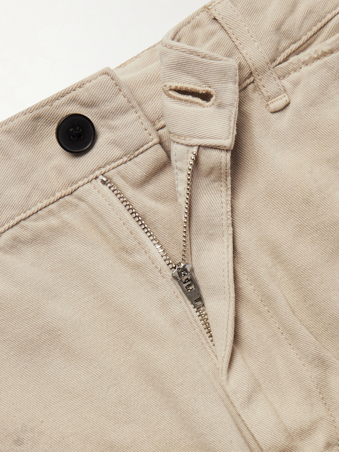 Enfants Riches Déprimés - Straight-Leg Distressed Cotton And Linen-Blend Trousers