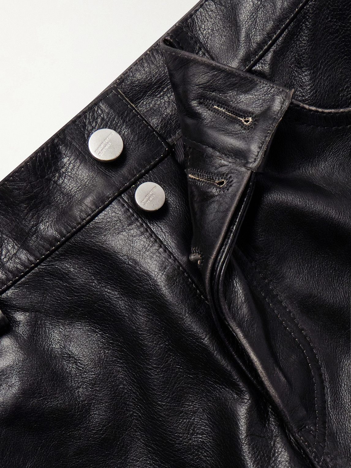 Enfants Riches Déprimés - Tommy Tonsil Straight-Leg Leather Trousers