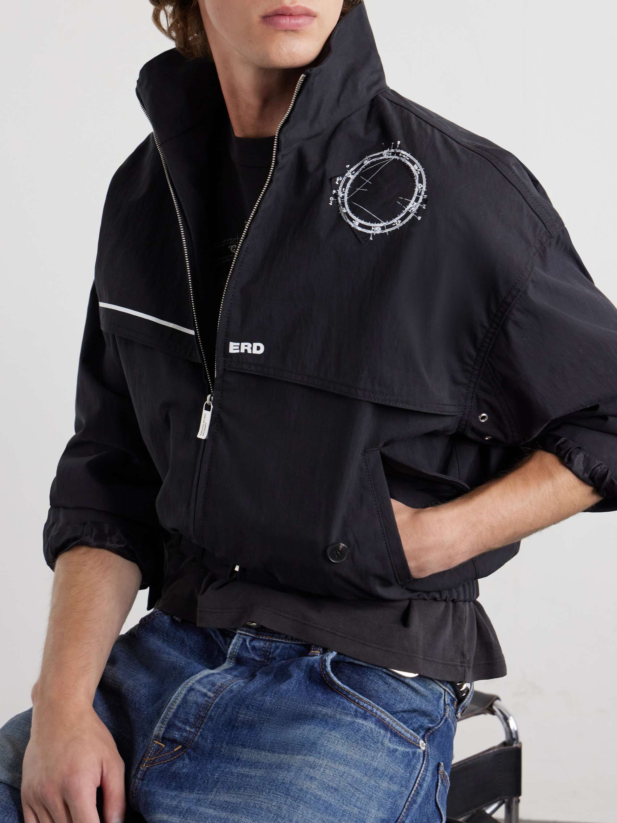 ENFANTS RICHES DÉPRIMÉS Serge Logo-Printed Shell Jacket for Men
