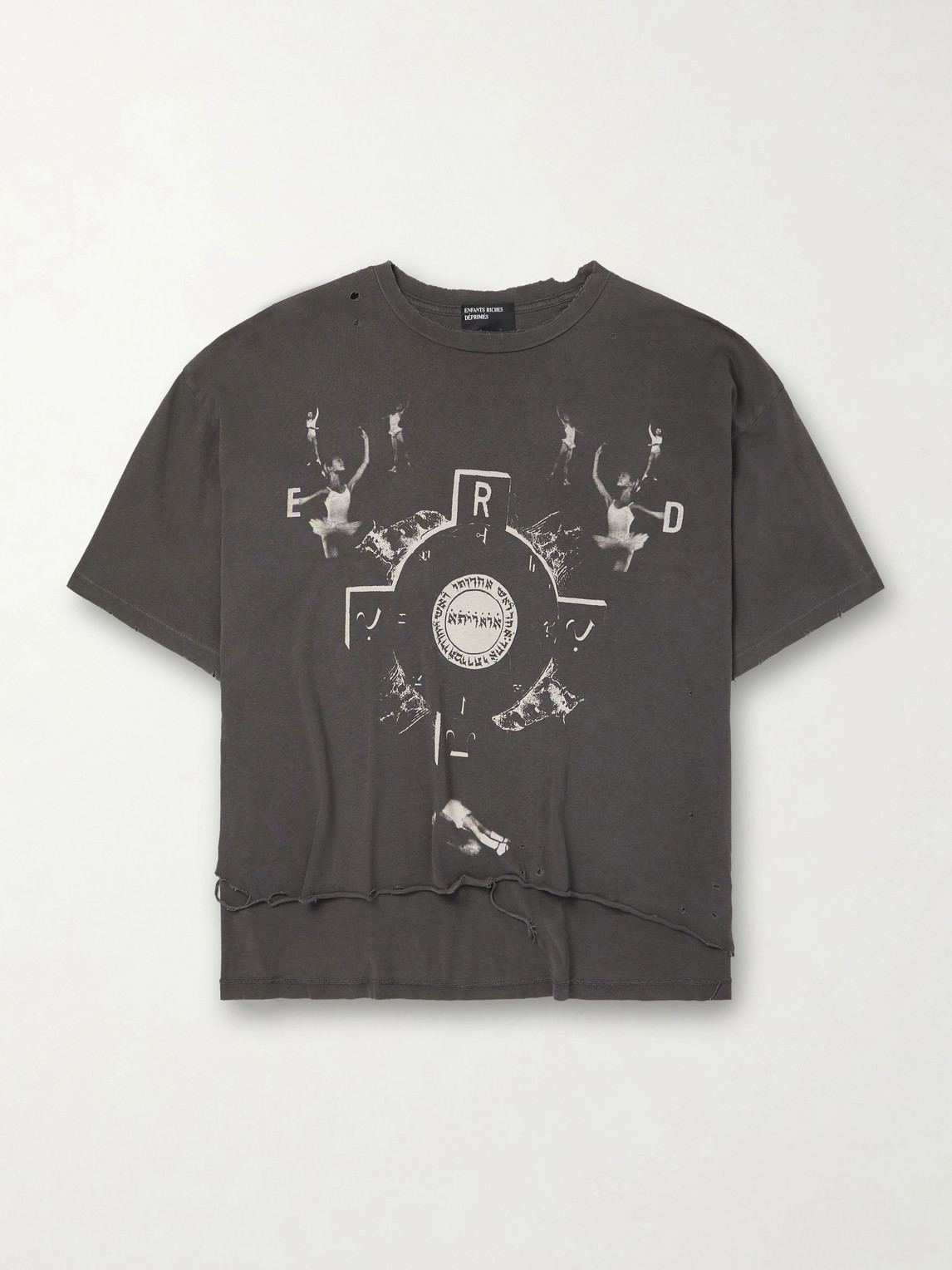 Enfants Riches Déprimés Bed Of Nails Distressed Printed Cotton-Jersey T-Shirt - Men