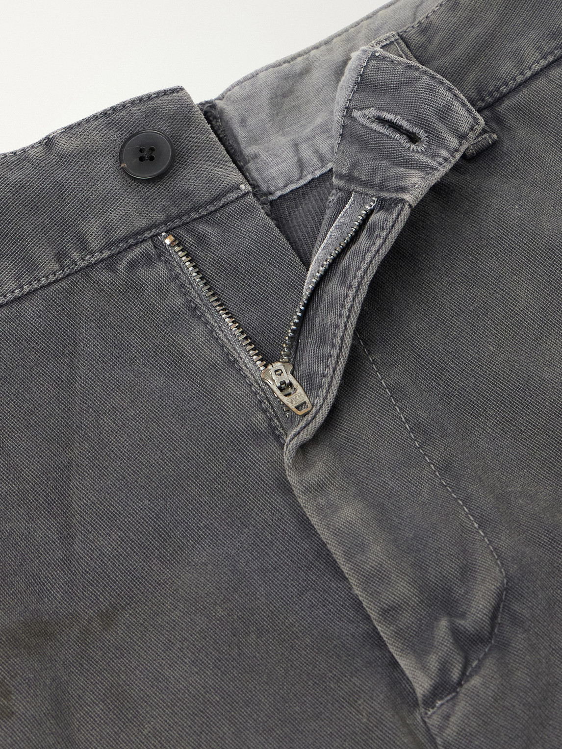 Enfants Riches Déprimés - Antique Work Straight-Leg Distressed Cotton Trousers