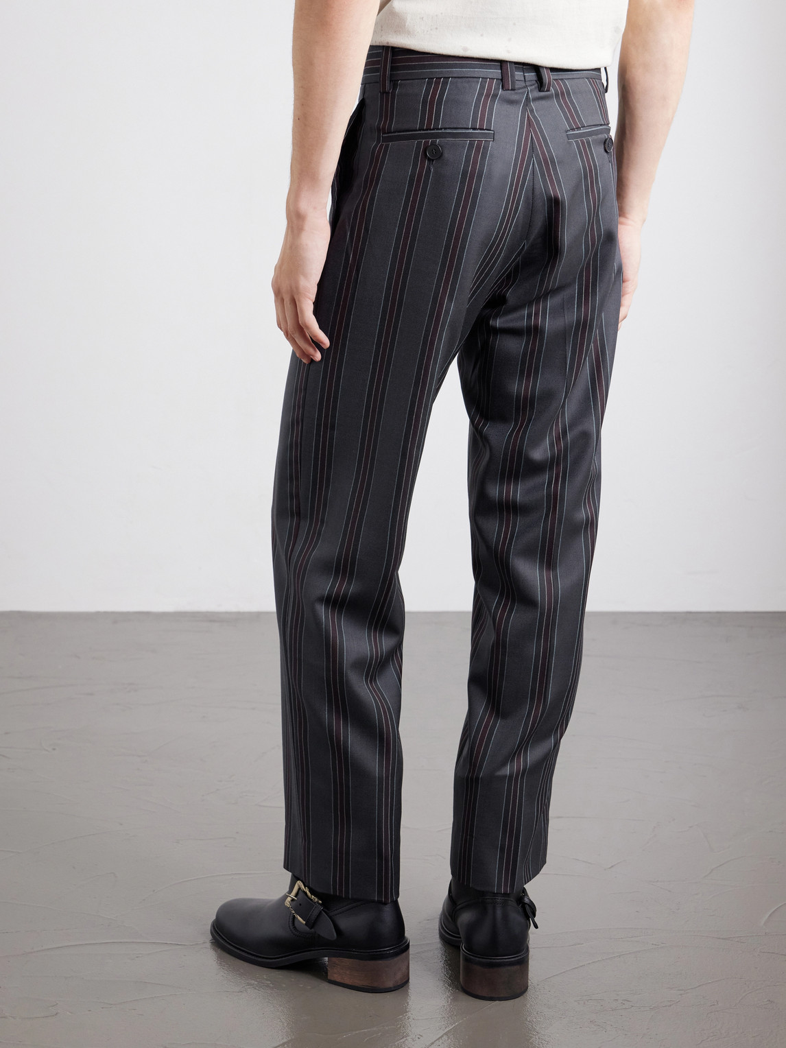 Enfants Riches Déprimés - Henri'S Everyday Straight-Leg Virgin Wool-Twill Trousers