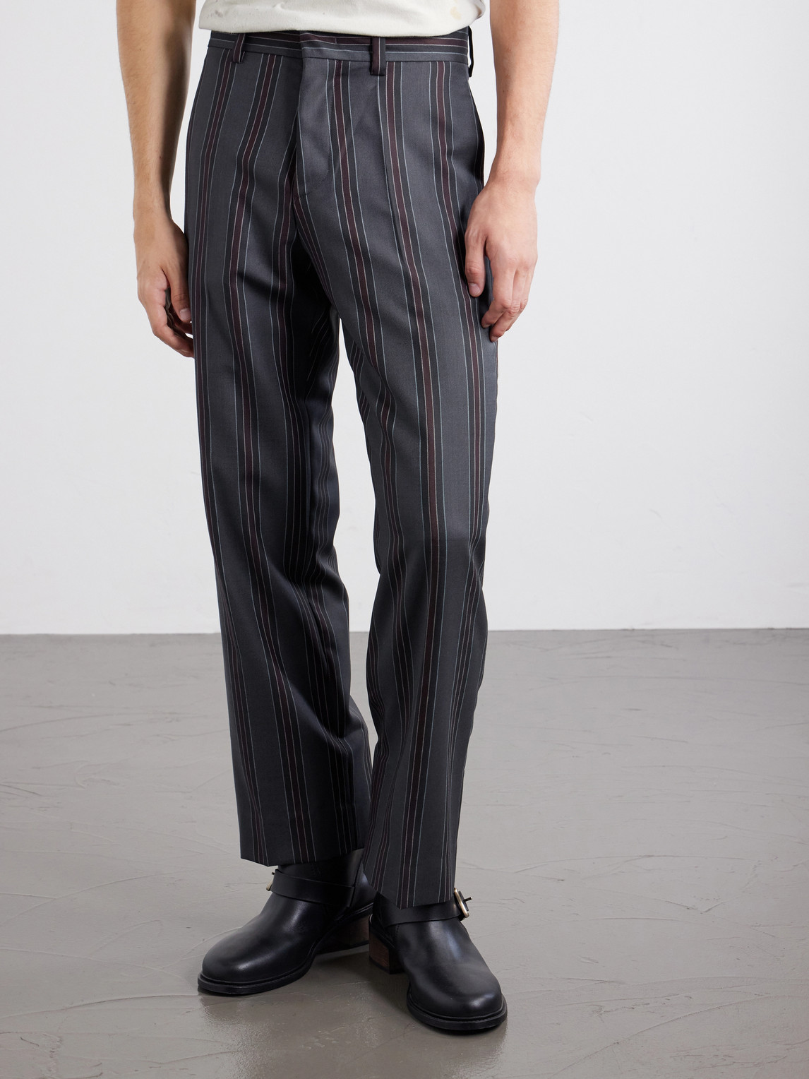 Enfants Riches Déprimés - Henri'S Everyday Straight-Leg Virgin Wool-Twill Trousers