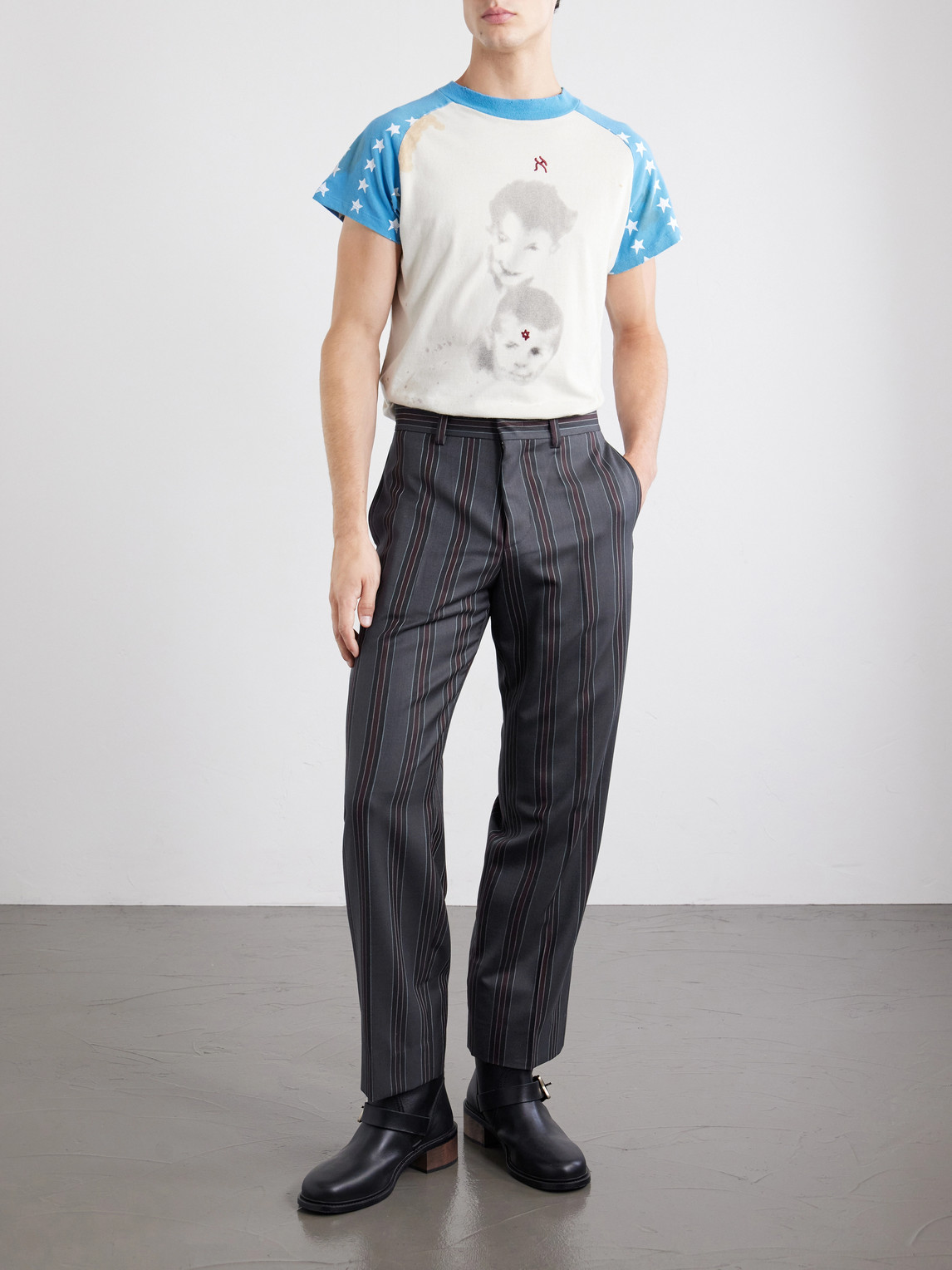 Enfants Riches Déprimés - Henri'S Everyday Straight-Leg Virgin Wool-Twill Trousers