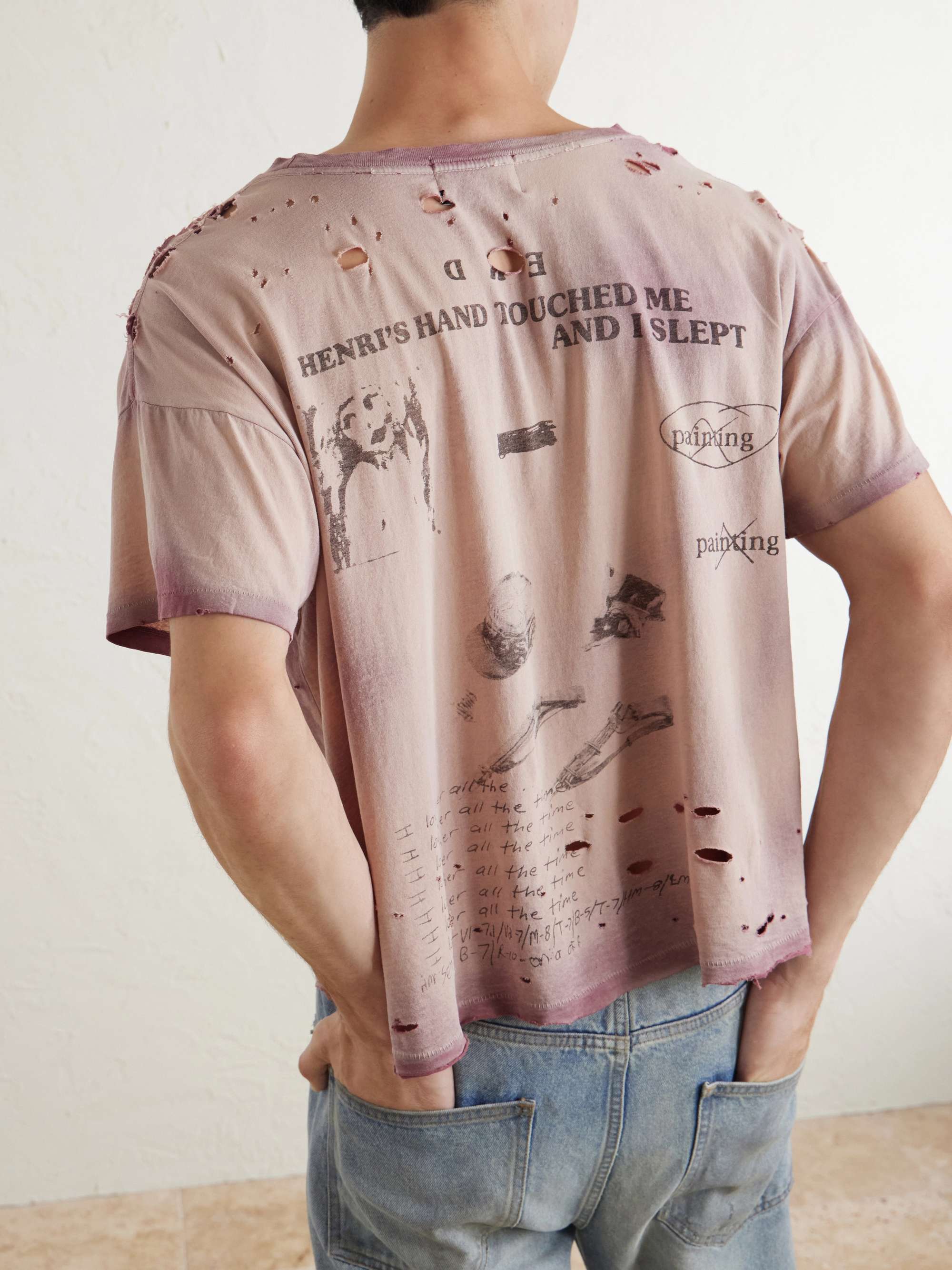 ENFANTS RICHES DÉPRIMÉS 13 Day in Detox Distressed Printed Cotton