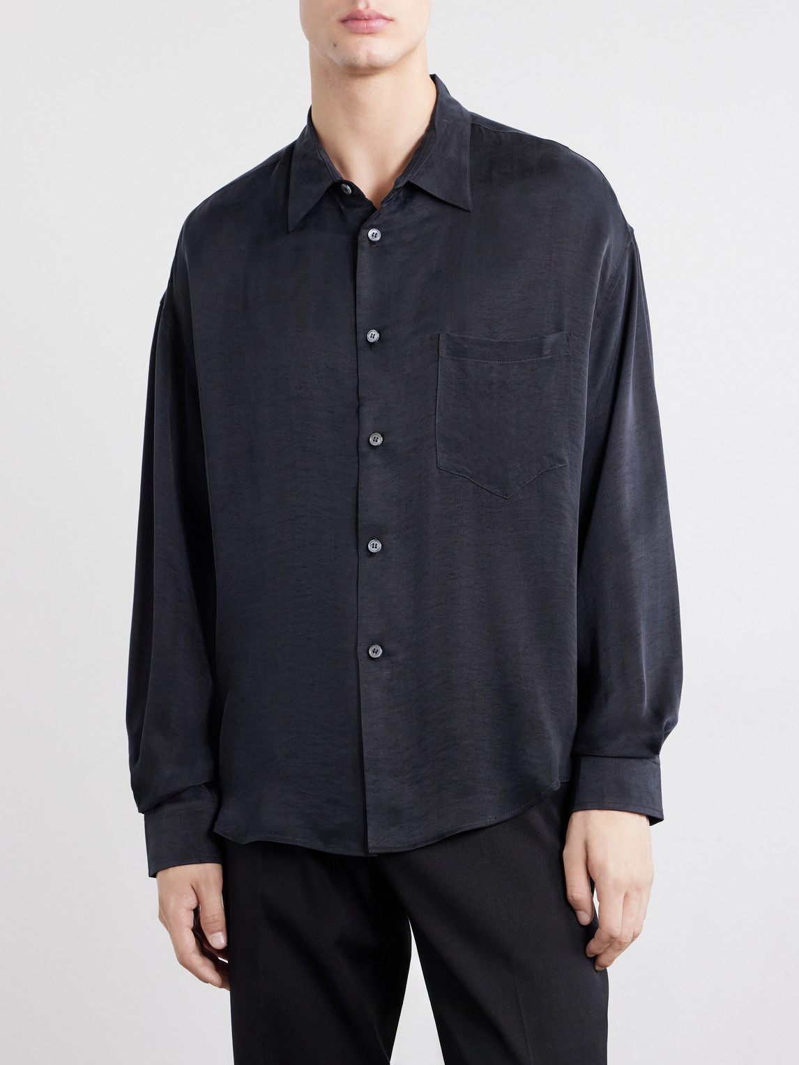 Enfants Riches Déprimés - Henri'S Everyday Distressed Satin Shirt