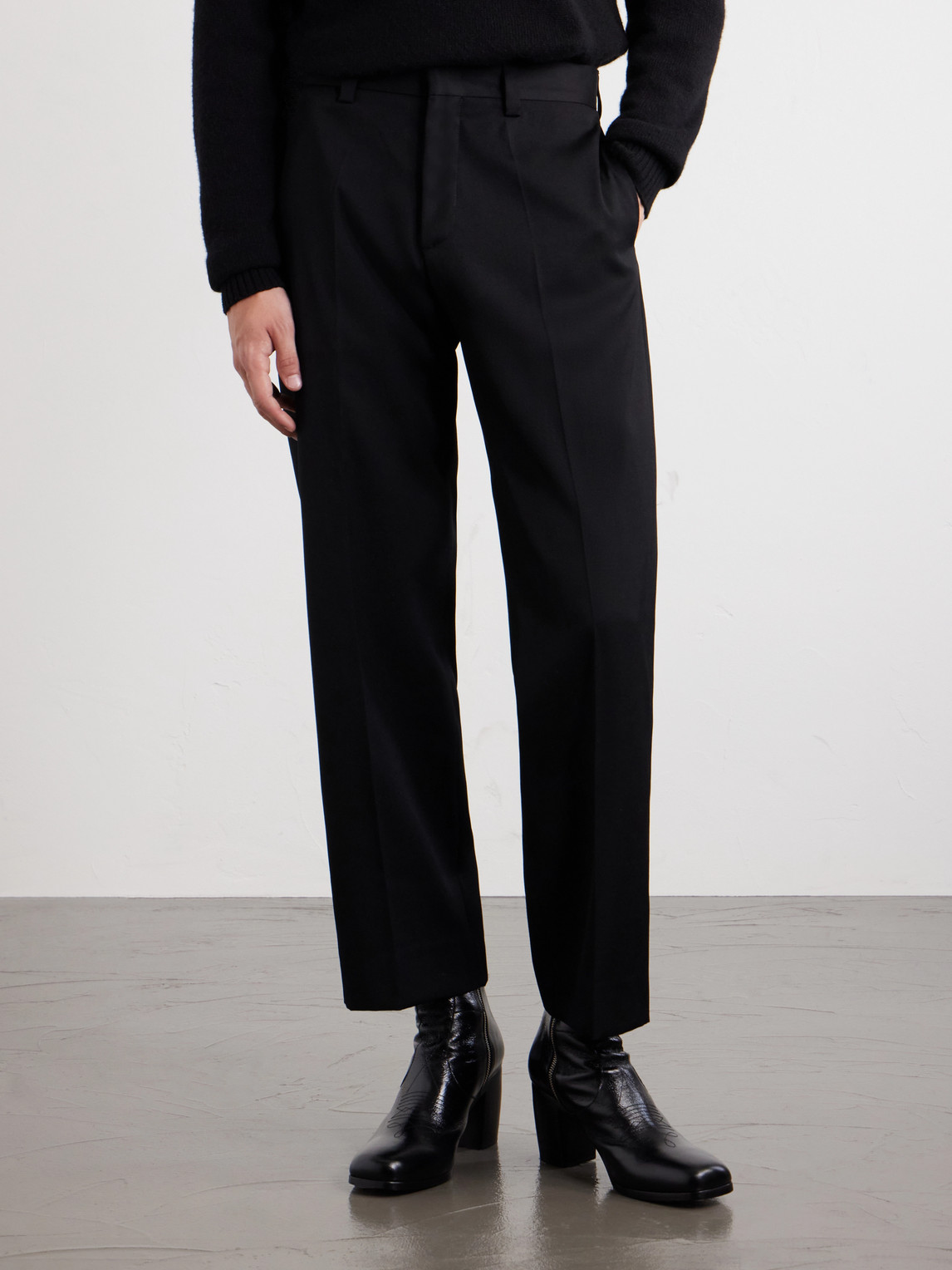 Enfants Riches Déprimés - Henri'S Everyday Straight-Leg Virgin Wool-Twill Trousers