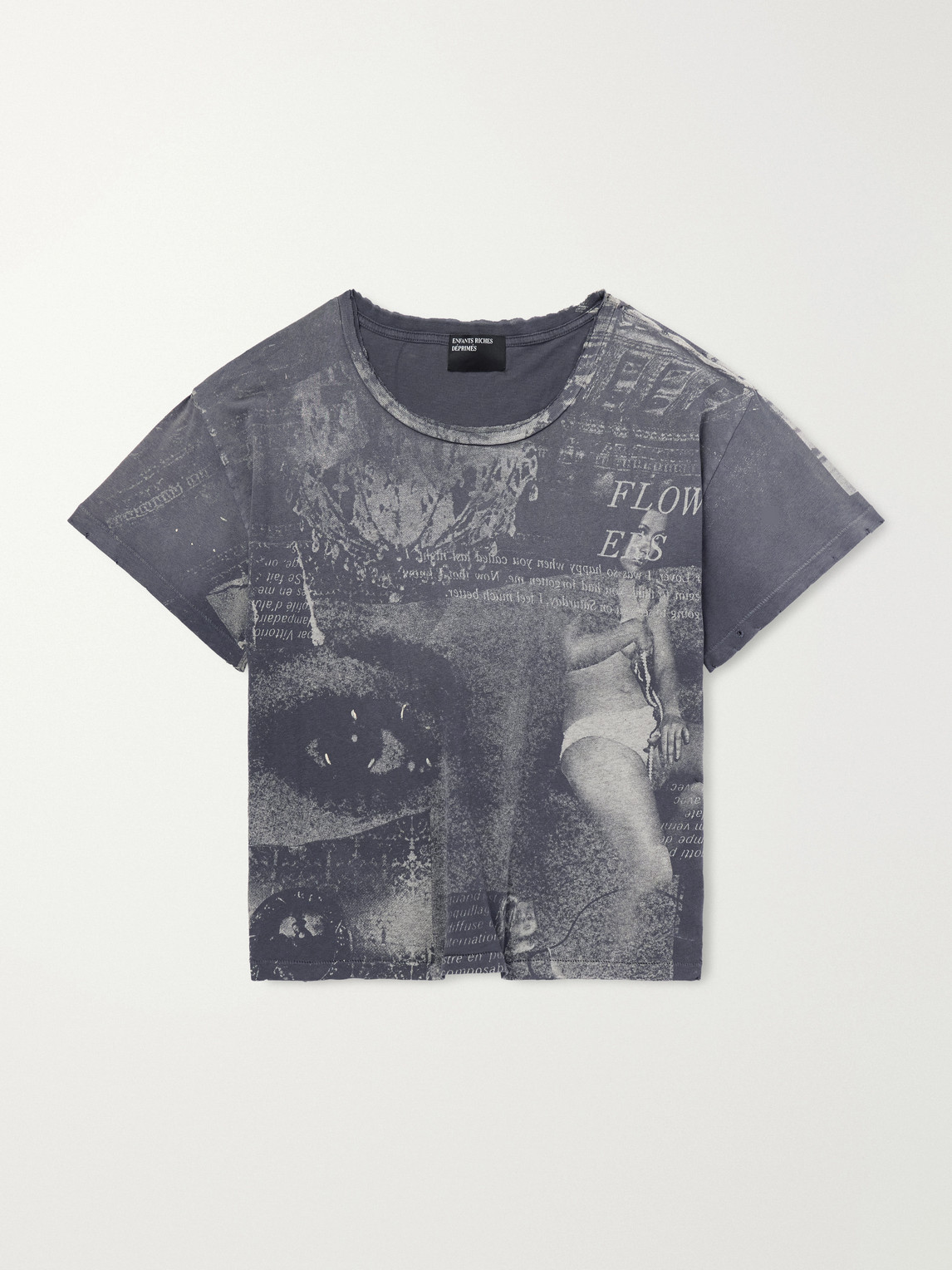 Enfants Riches Déprimés Film On Paper Printed Cotton-Jersey T-Shirt - Men