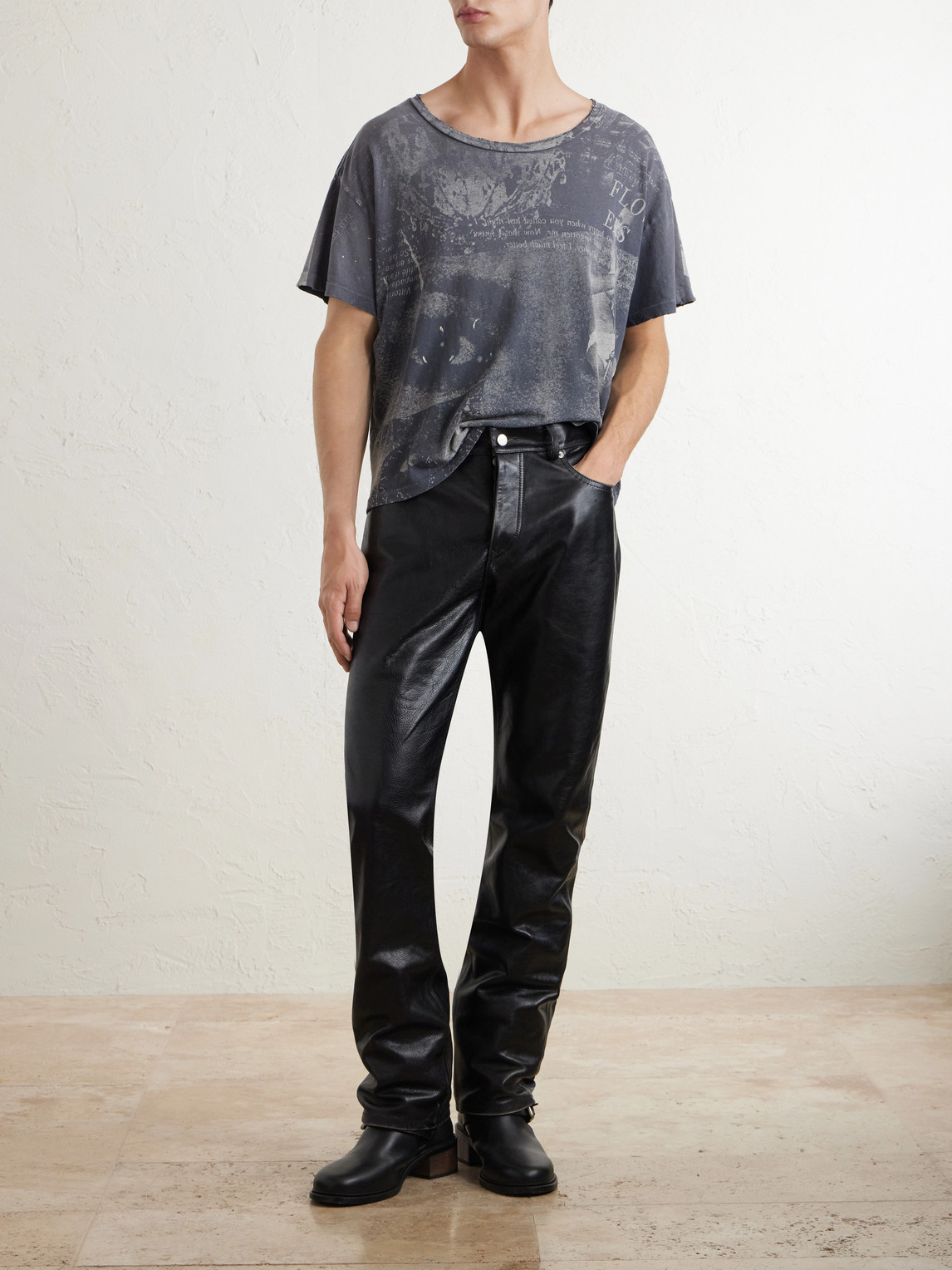 Enfants Riches Déprimés Film On Paper Printed Cotton-Jersey T-Shirt - Men | Thumbnail 2 Enfants Riches Déprimés Film On Paper Printed Cotton-Jersey T-Shirt - Men | Thumbnail 2