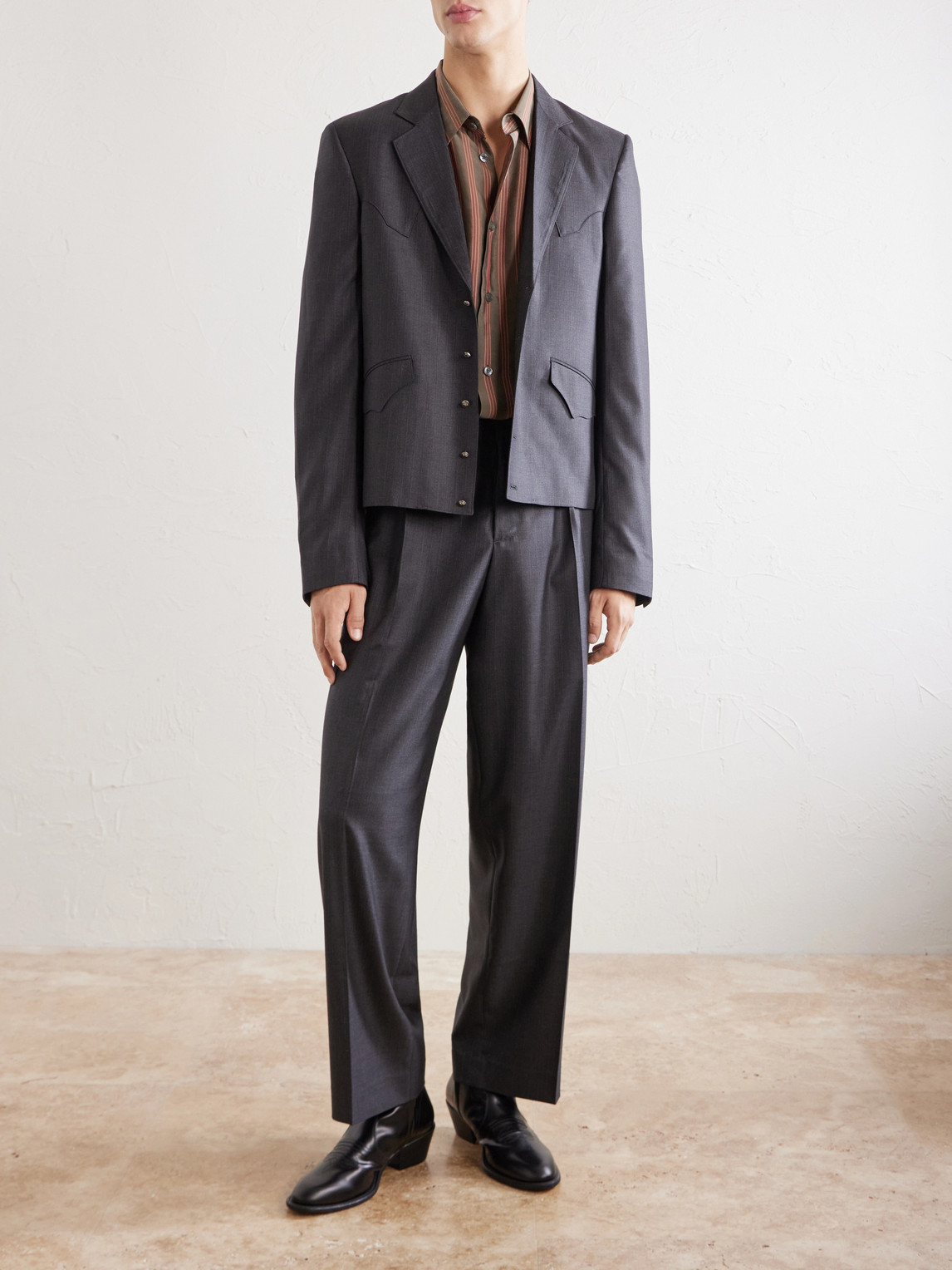 Enfants Riches Déprimés - Tapered Virgin-Wool Trousers
