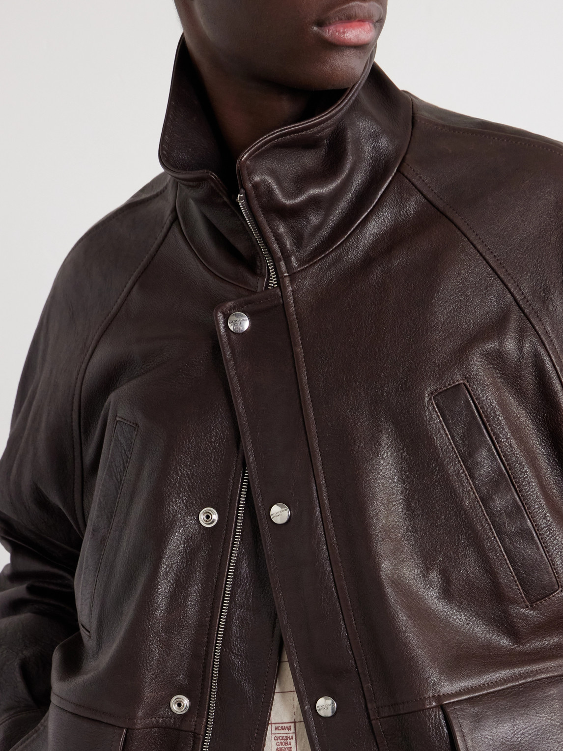 Enfants Riches Déprimés - Prince Phillip'S Childhood Panelled Full-Grain Leather