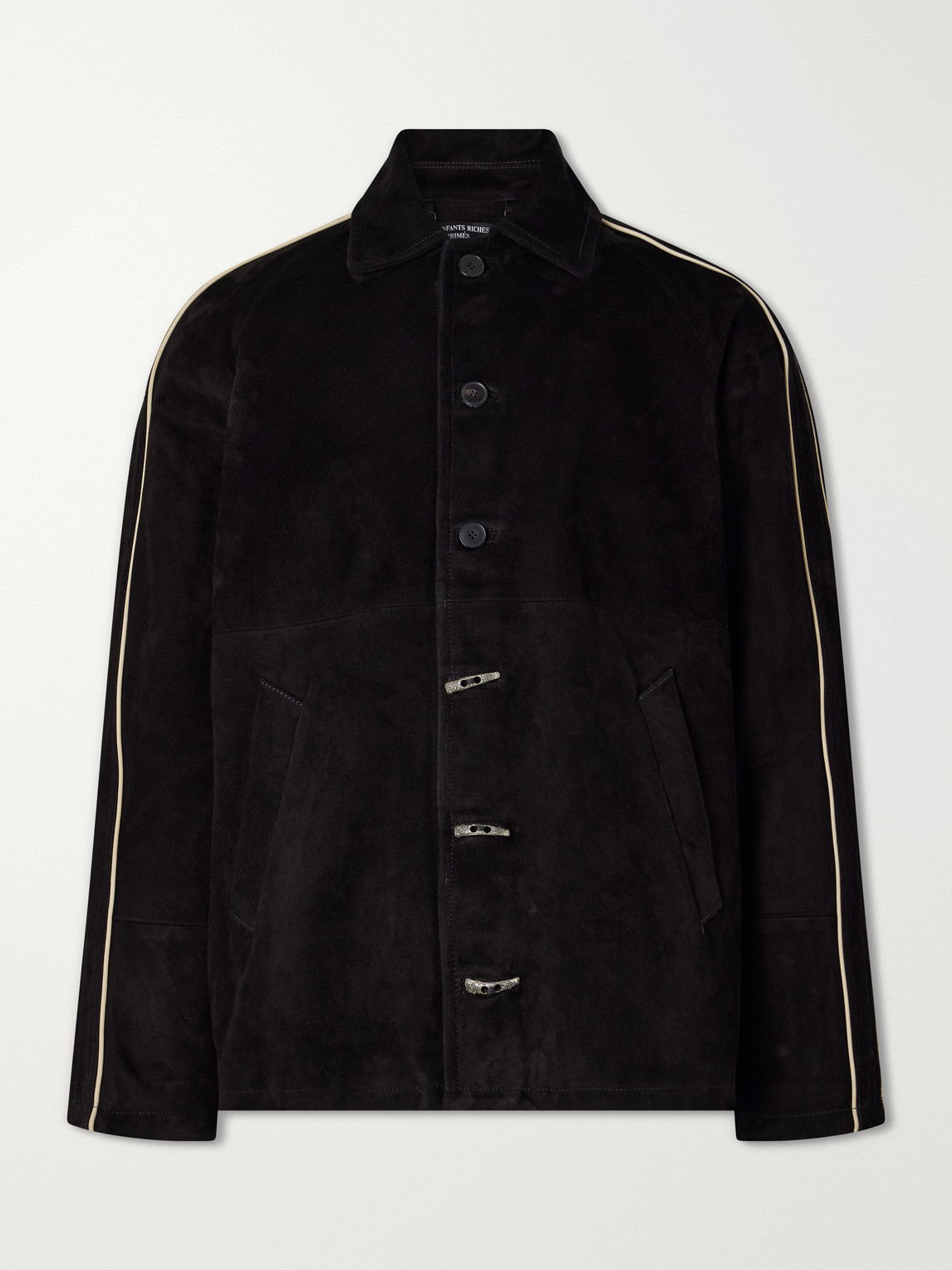 Enfants Riches Déprimés Académie Embellished Suede Jacket - Men