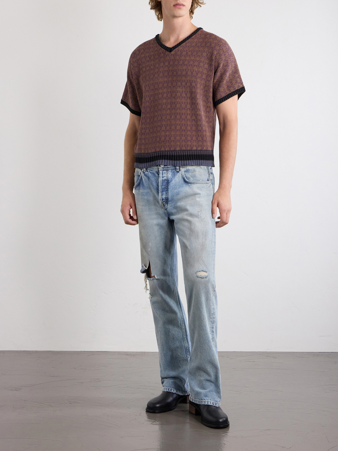 Enfants Riches Déprimés - Vienna Cotton-Jacquard Sweater