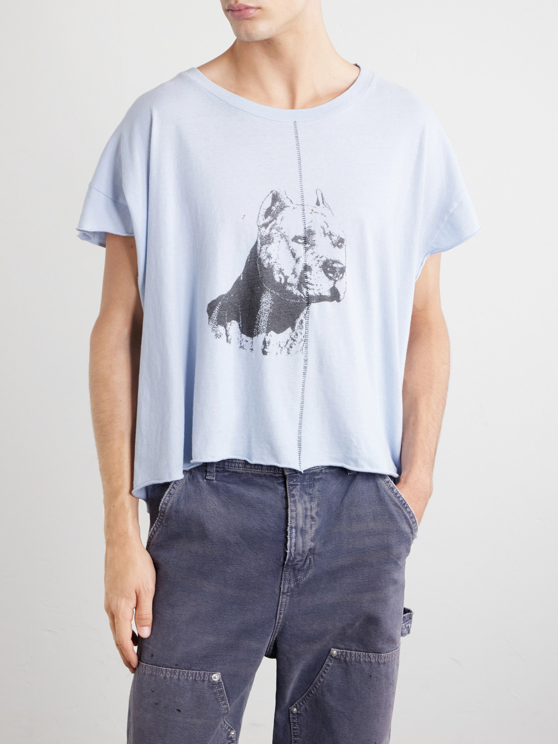 Enfants Riches Déprimés Na Pitbull Distressed Printed Cotton-Jersey T-Shirt - Men | Thumbnail 3 Enfants Riches Déprimés Na Pitbull Distressed Printed Cotton-Jersey T-Shirt - Men | Thumbnail 3
