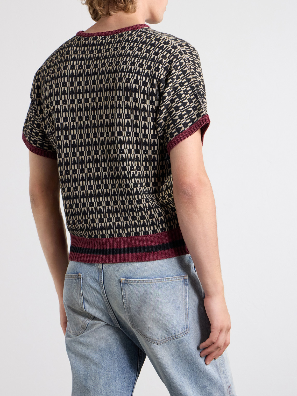 Enfants Riches Déprimés - Vienna Cotton-Jacquard Sweater