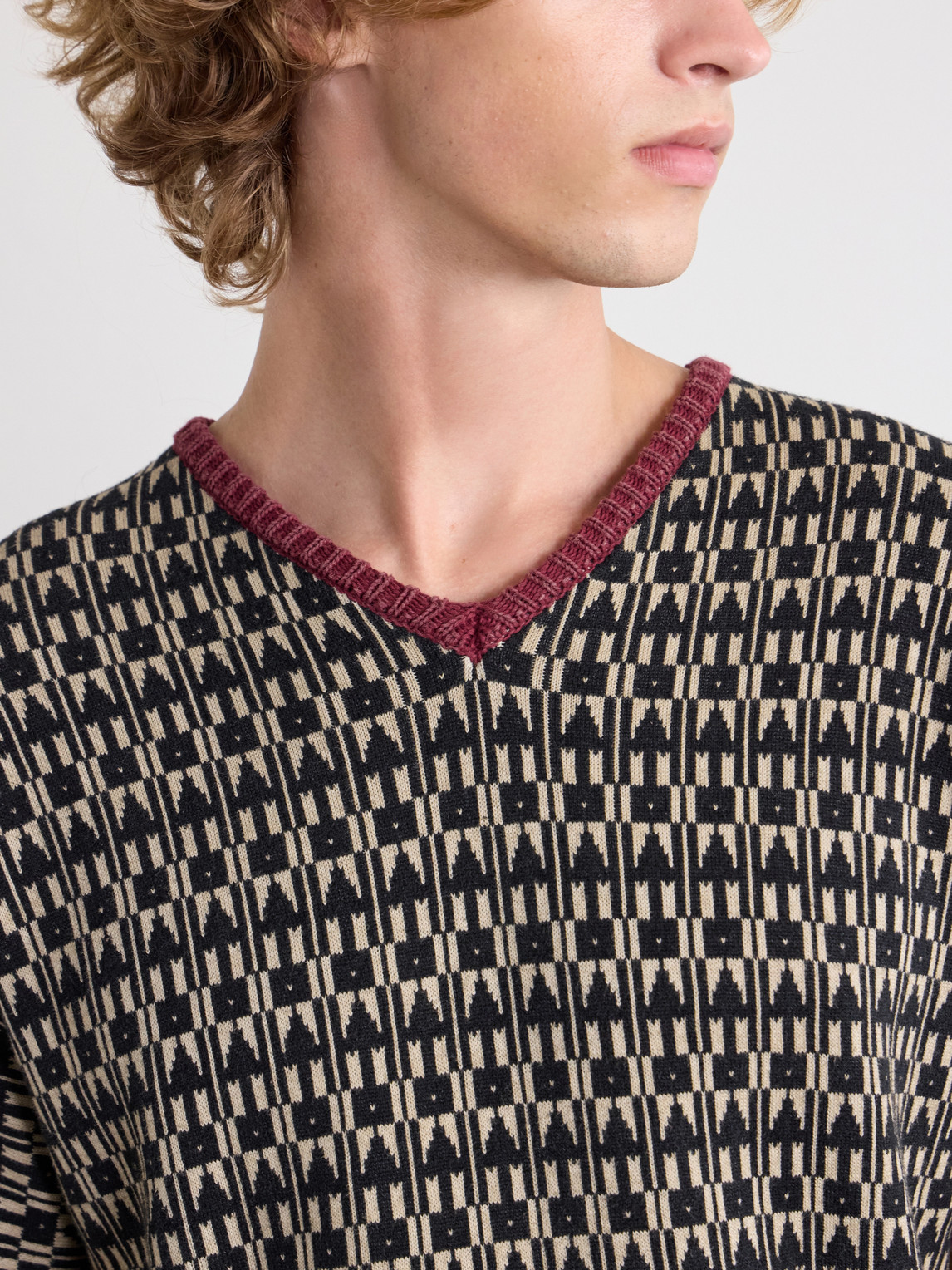 Enfants Riches Déprimés - Vienna Cotton-Jacquard Sweater